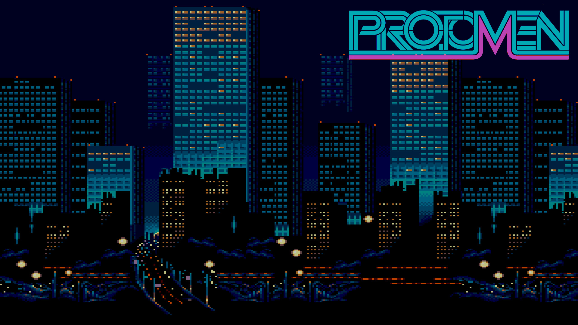 1920x1080 Unofficial Protomen wallpaper I made by mixing an existing favorite  wallpaper and the logo.