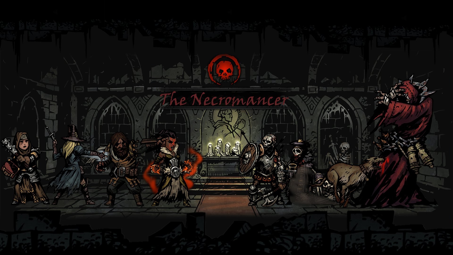 1920x1080 The Necromancer || Creating A Darkest Dungeon Background