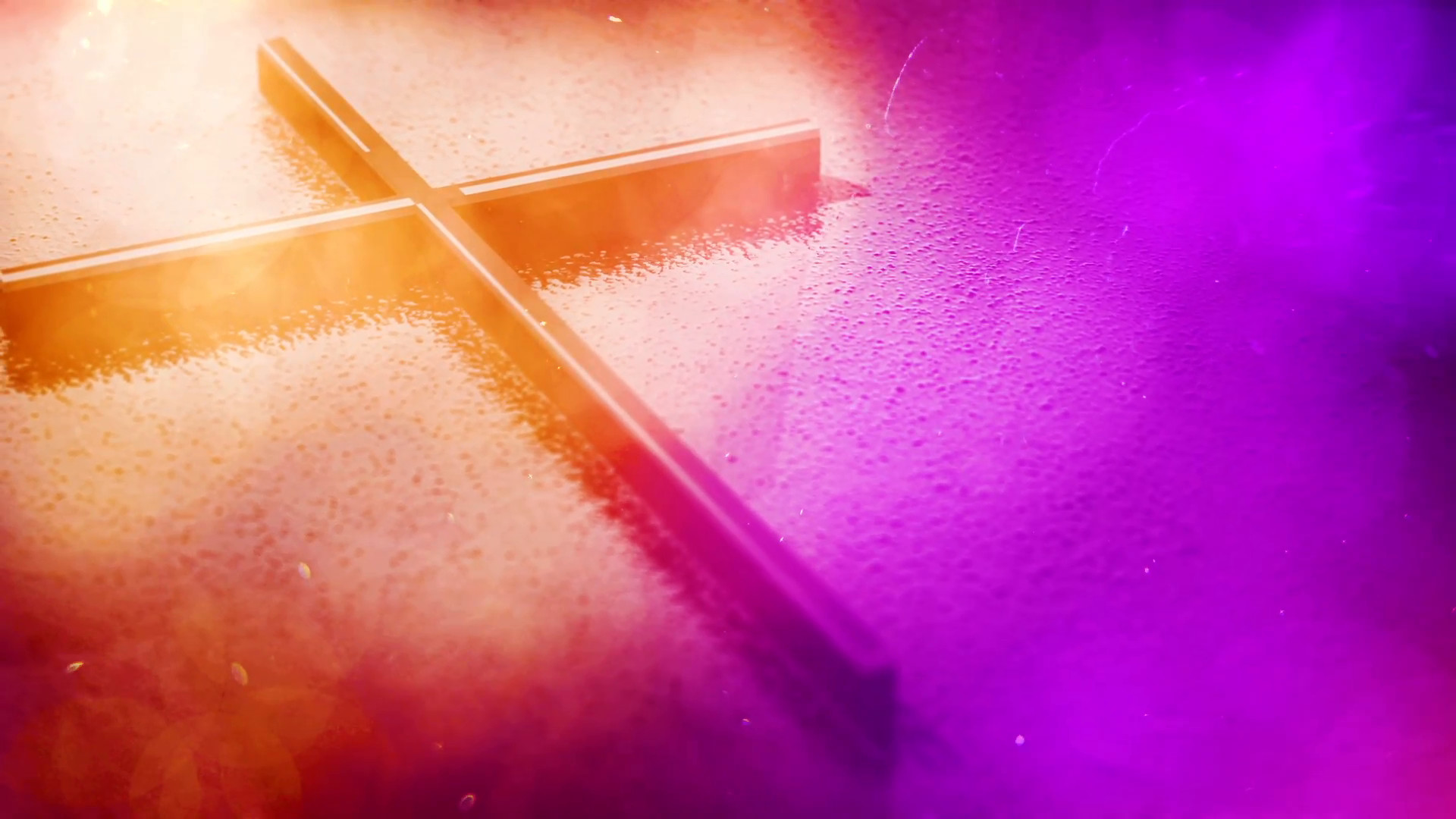 1920x1080 Slow Gold And Purple Cross Motion Background Seamless Loop