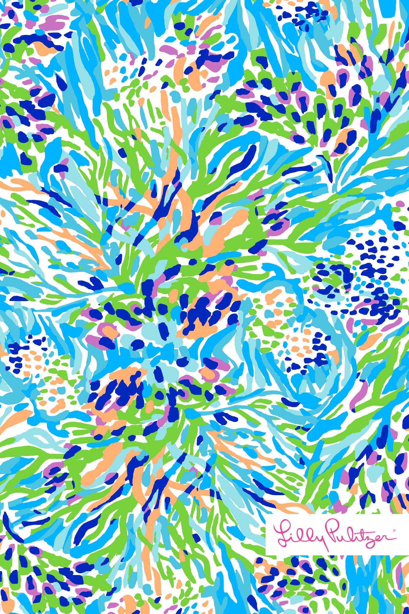 1334x2001 Lilly Pulitzer Sea Soiree Print iphone wallpaper