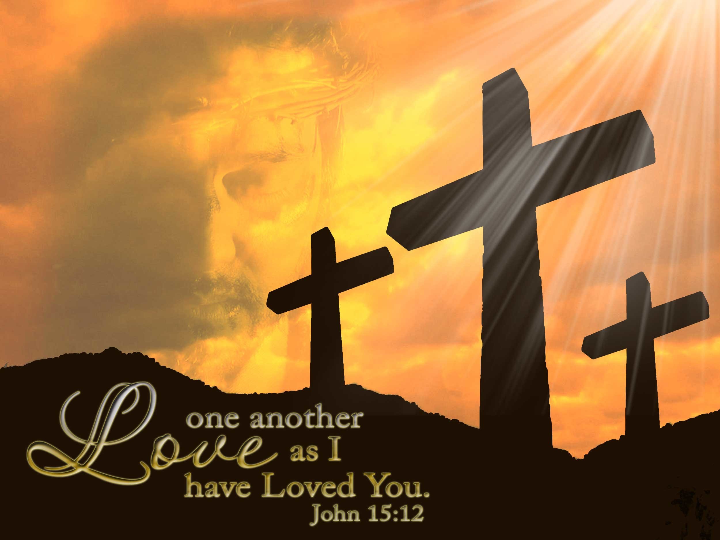 2500x1875 John 15:12 - Love one another Wallpaper - Christian Wallpapers and .