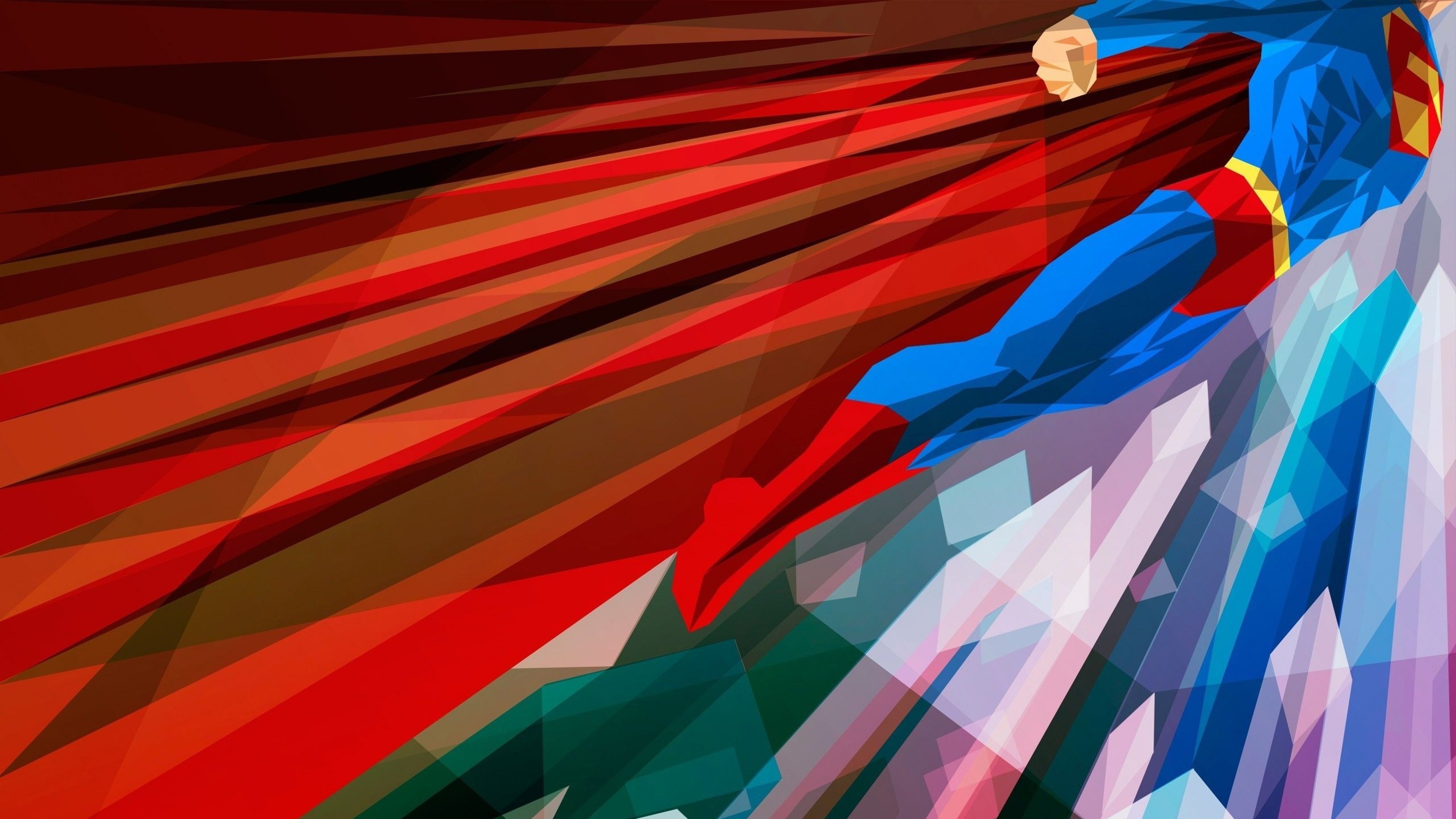 3840x2160  Wallpaper superhero, superman, bright