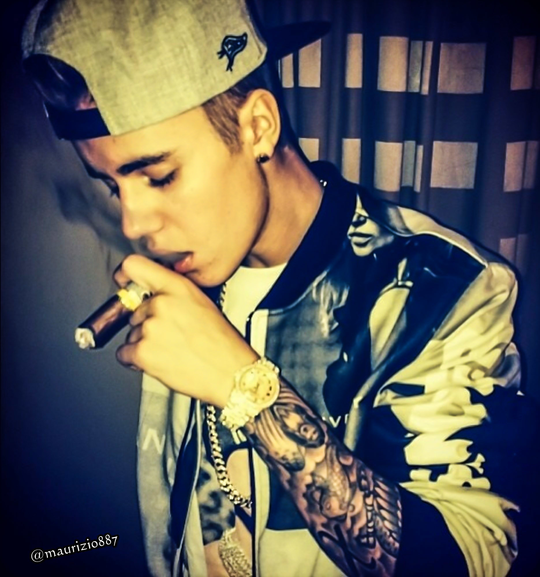 1871x2000 Download Justin Bieber 2014 Tattoo Desktop Backgrounds 