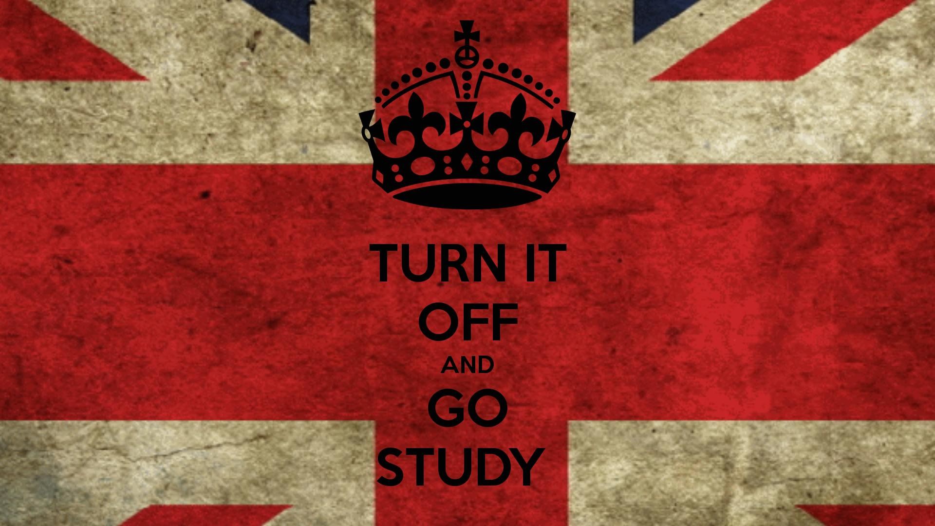 1920x1080 TURN IT OFF AND GO STUDY - KEEP CALM AND CARRY ON Image Generator