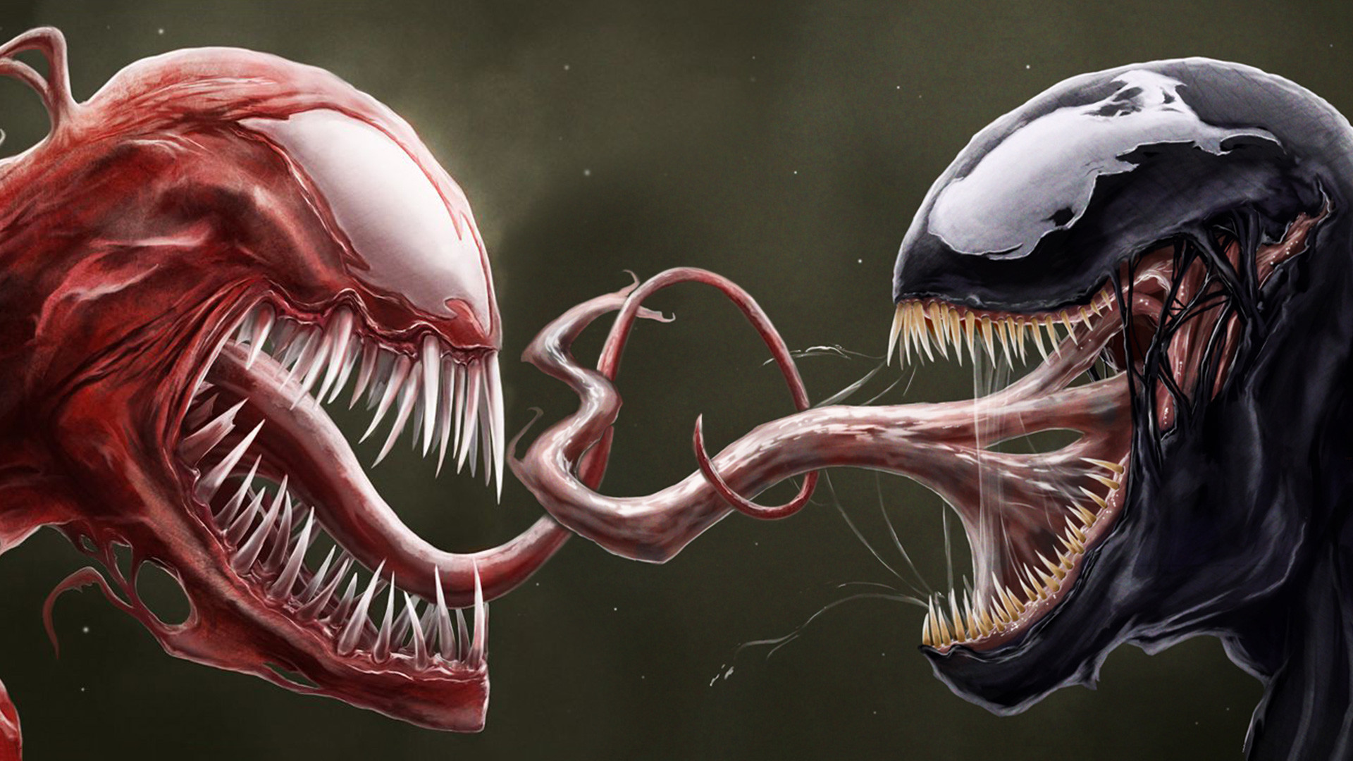 1920x1080 Comics - Venom vs Carnage Wallpaper