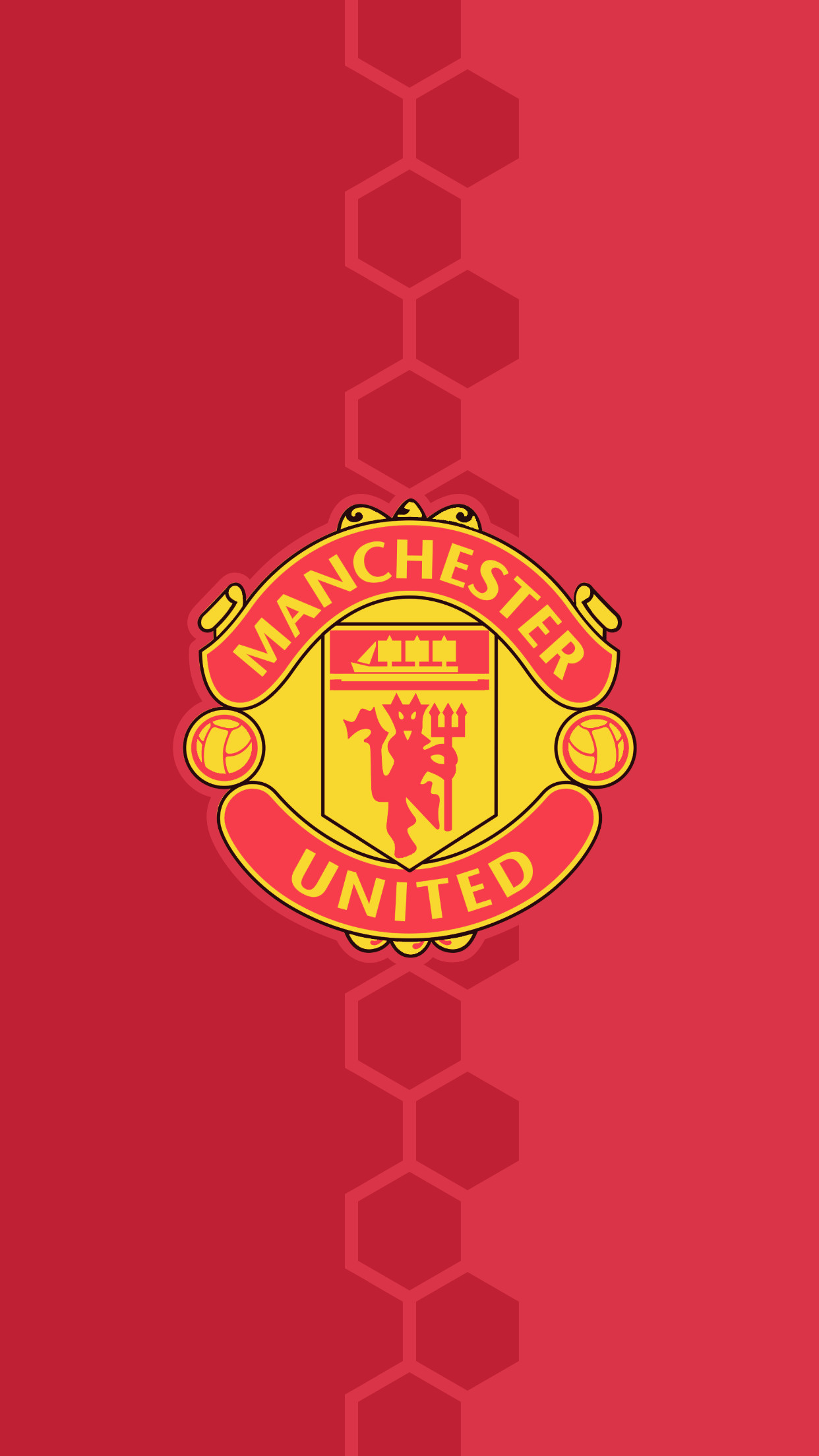 1242x2208  'Manchester United - Red Logo' iPhone Case/Skin by uniteddose