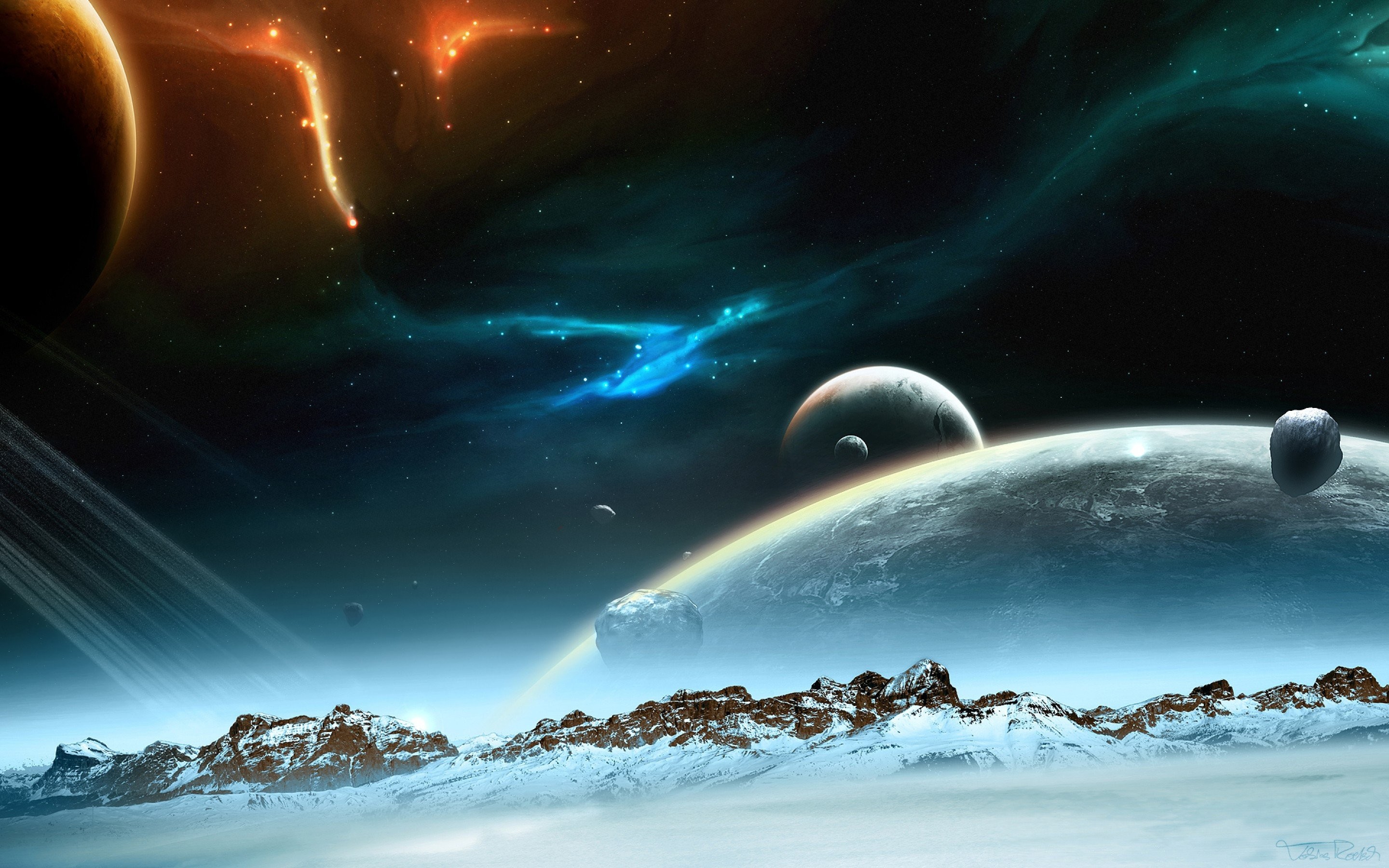 2880x1800 Space plane wallpapers wallpaper fusion star outer beautiful dreamy fantasy.