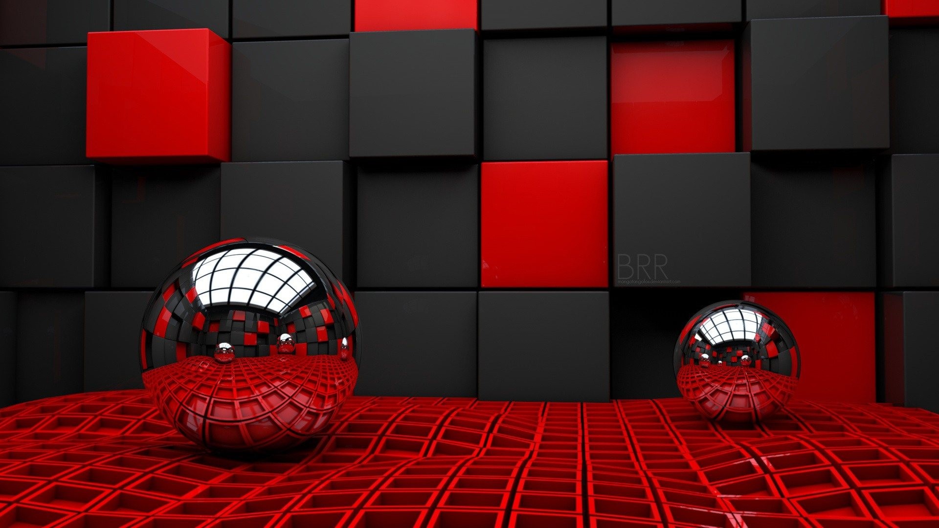 1920x1080 3D Red wallpapers 3D Red background 