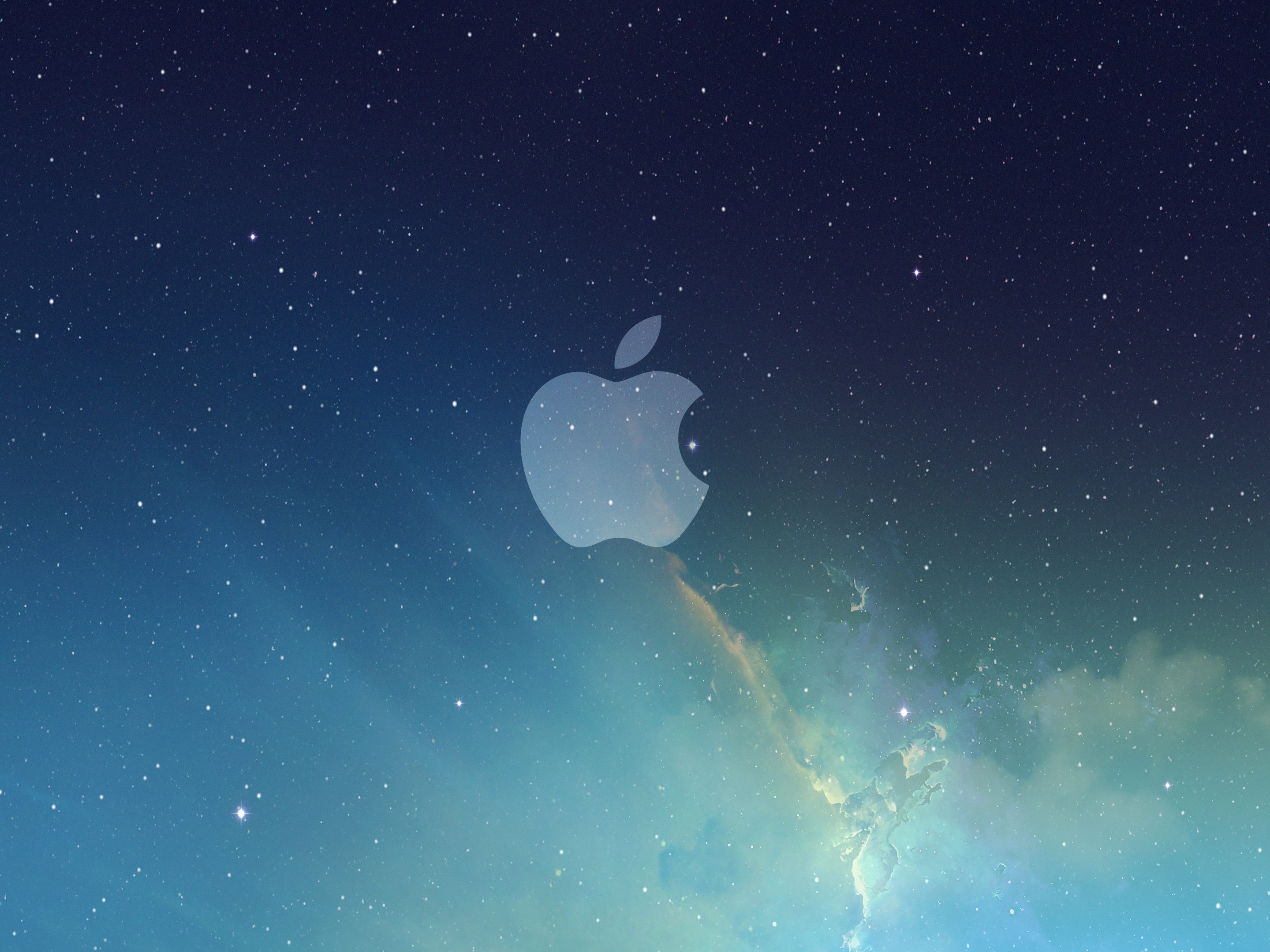 2880x2160 apple-logo-galaxy-wallpaper