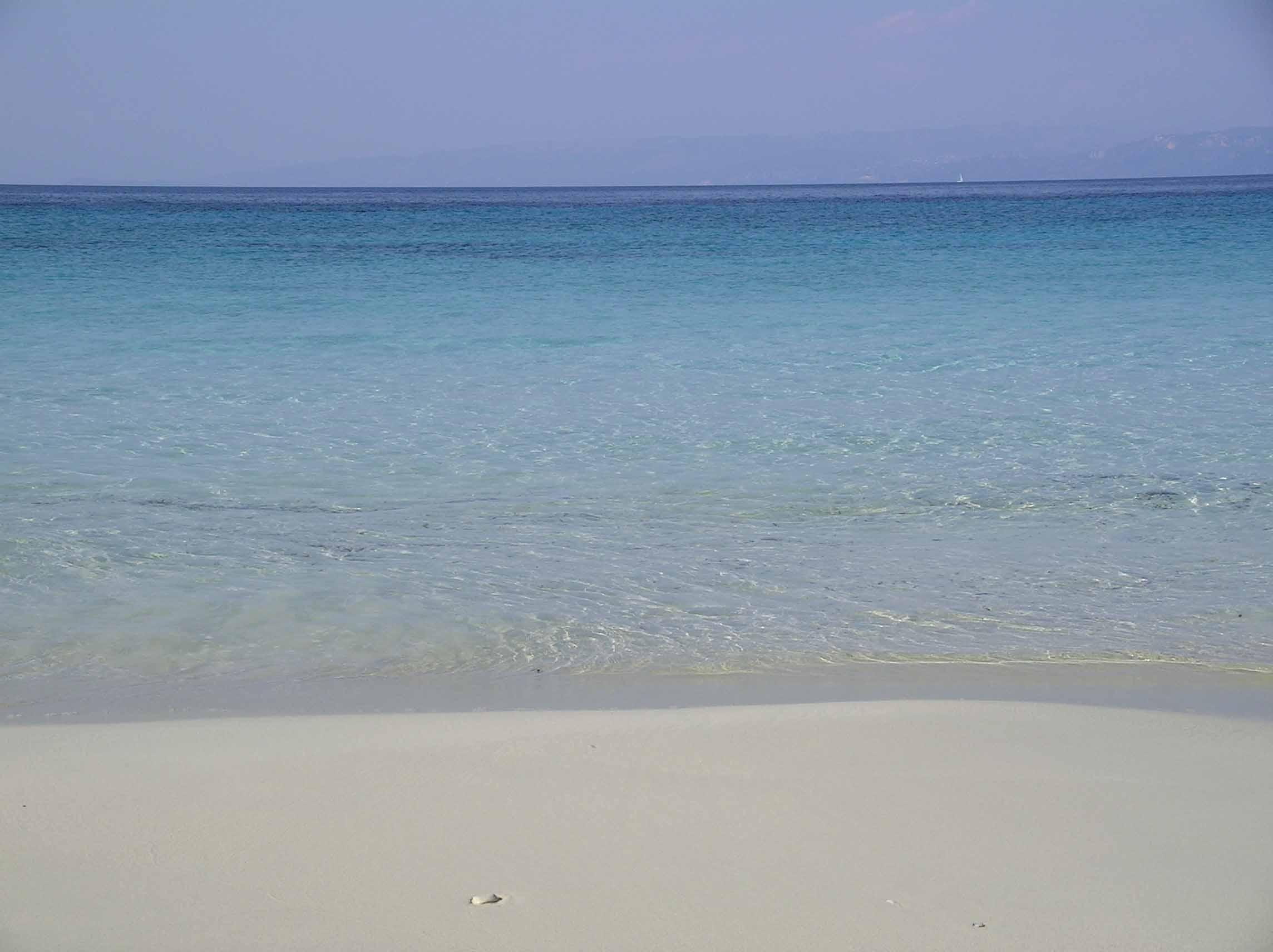 2288x1712 Greek Beach, greece, sand, blue, summer, 3d and abstract