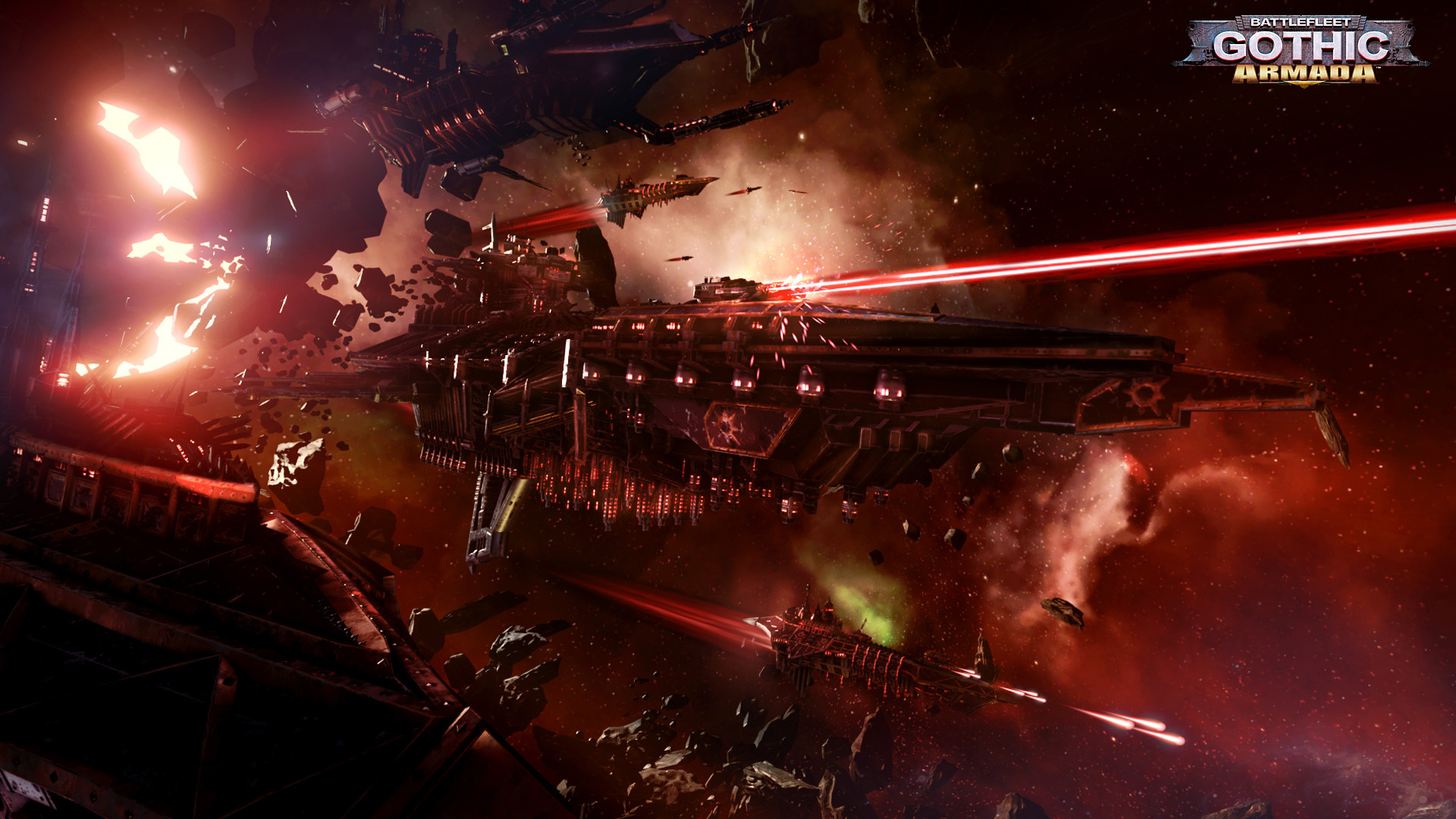 1920x1080 Battlefleet Gothic: Armada video game getting chaotic in new screenshots