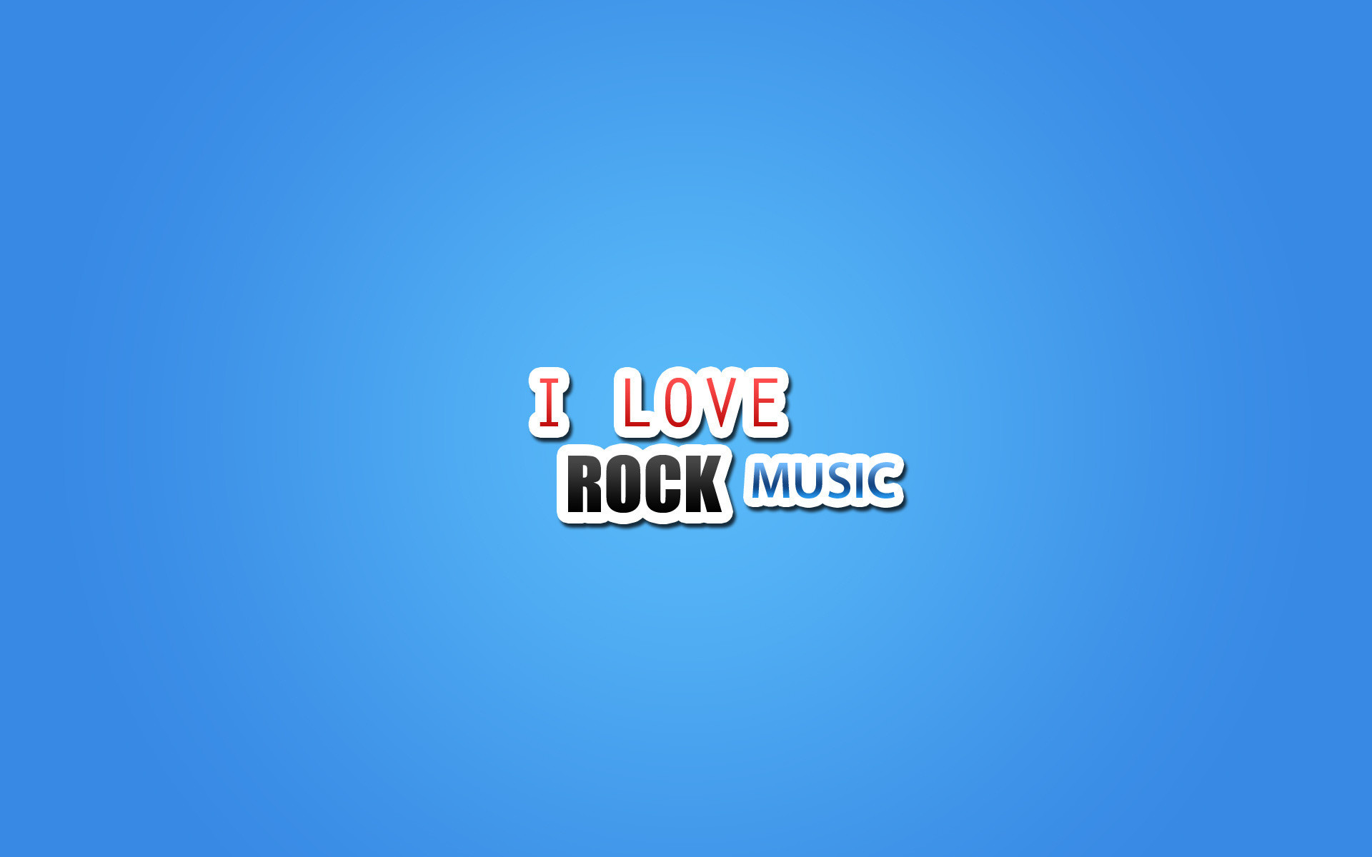 1920x1200 I Love Rock Music