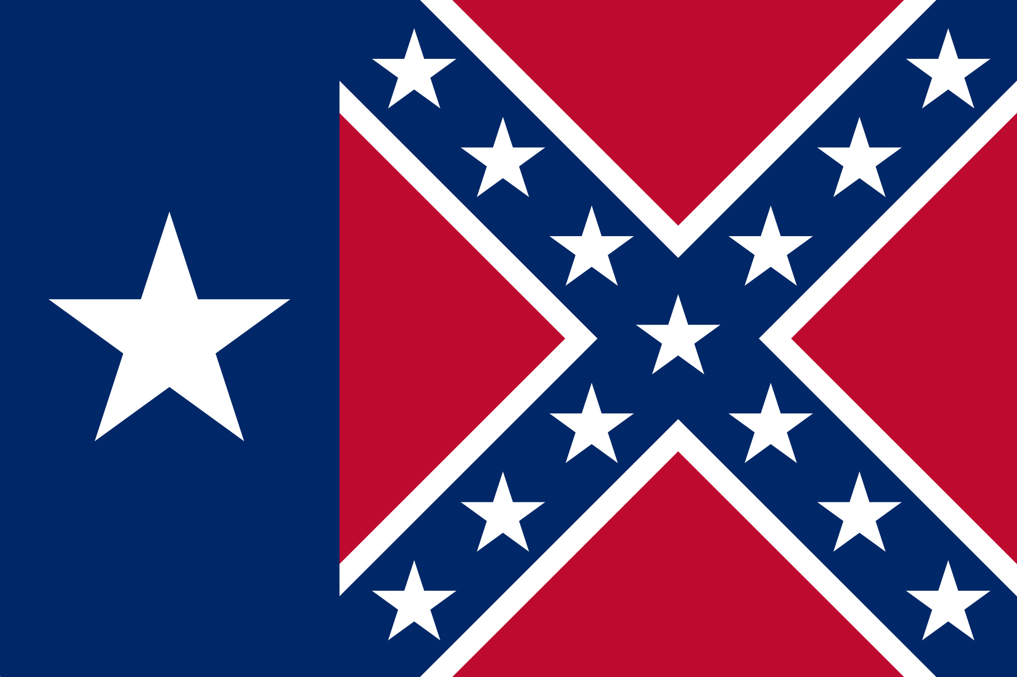 2001x1333 texas rebel flag clipart