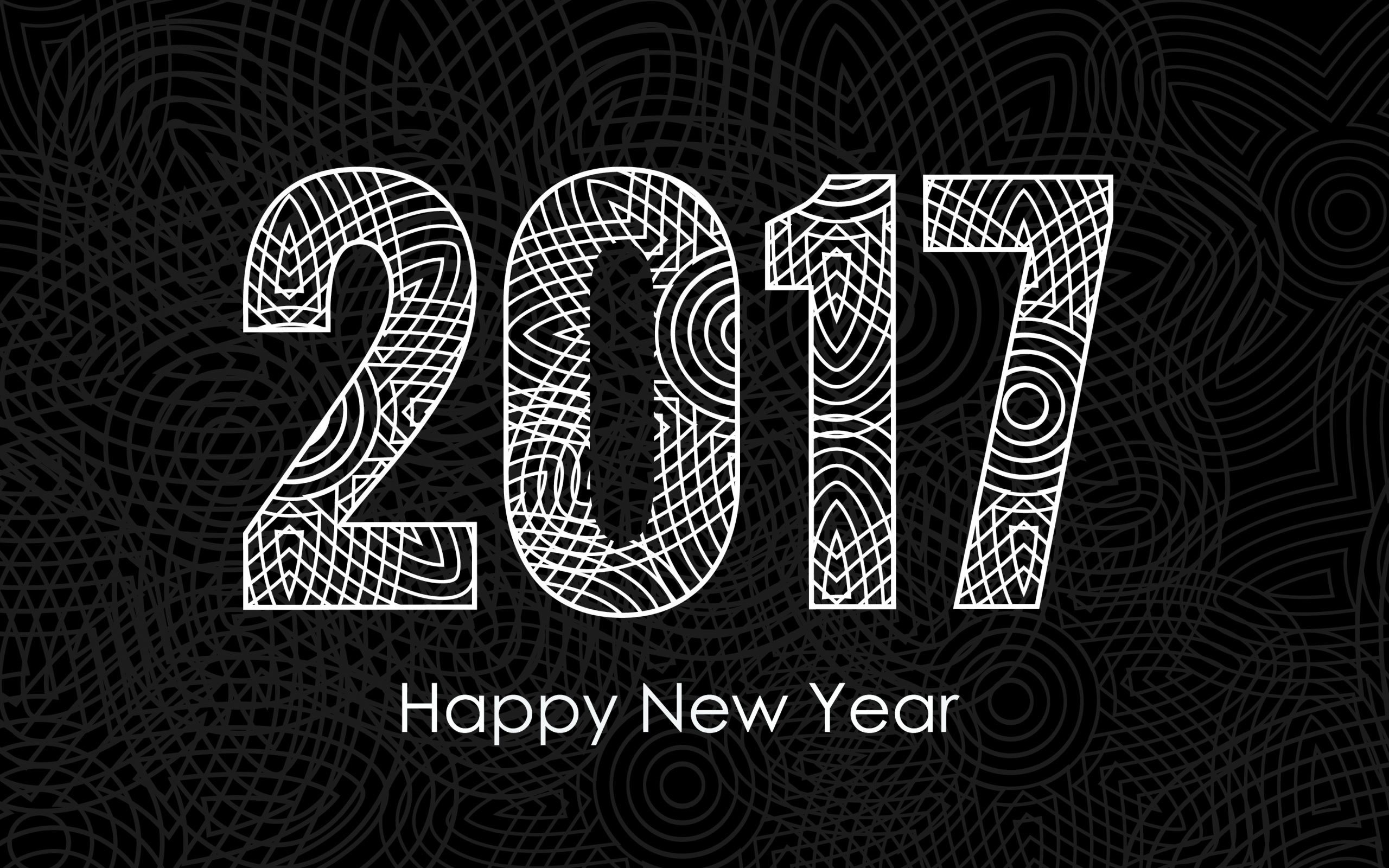 2560x1600 2017 Happy New Year