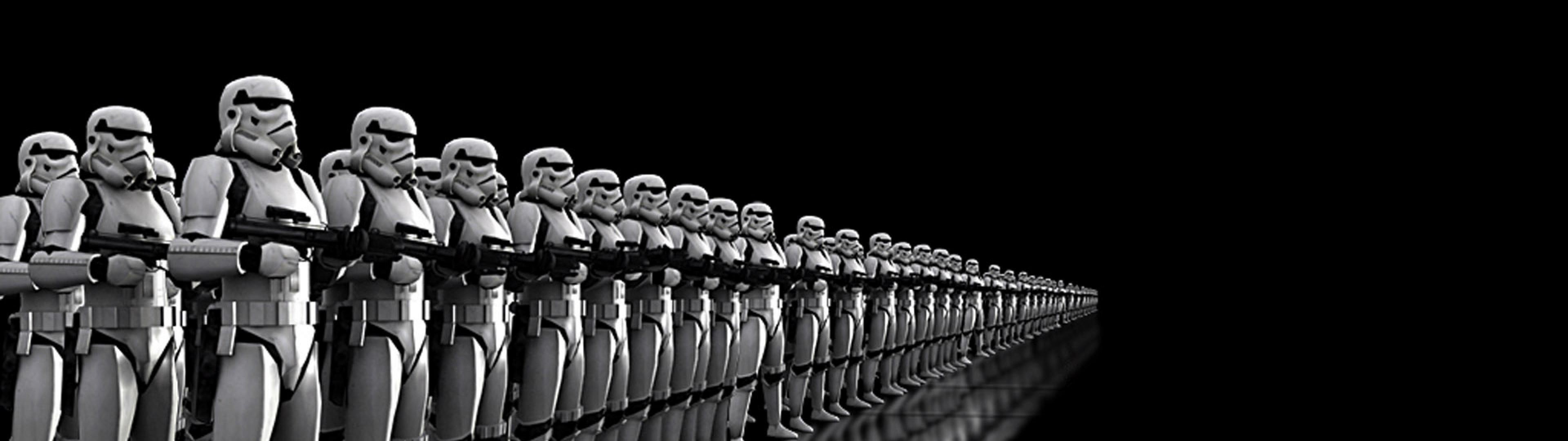 3840x1080 star wars stormtroopers storm troopers HD Wallpaper - Movies & TV .