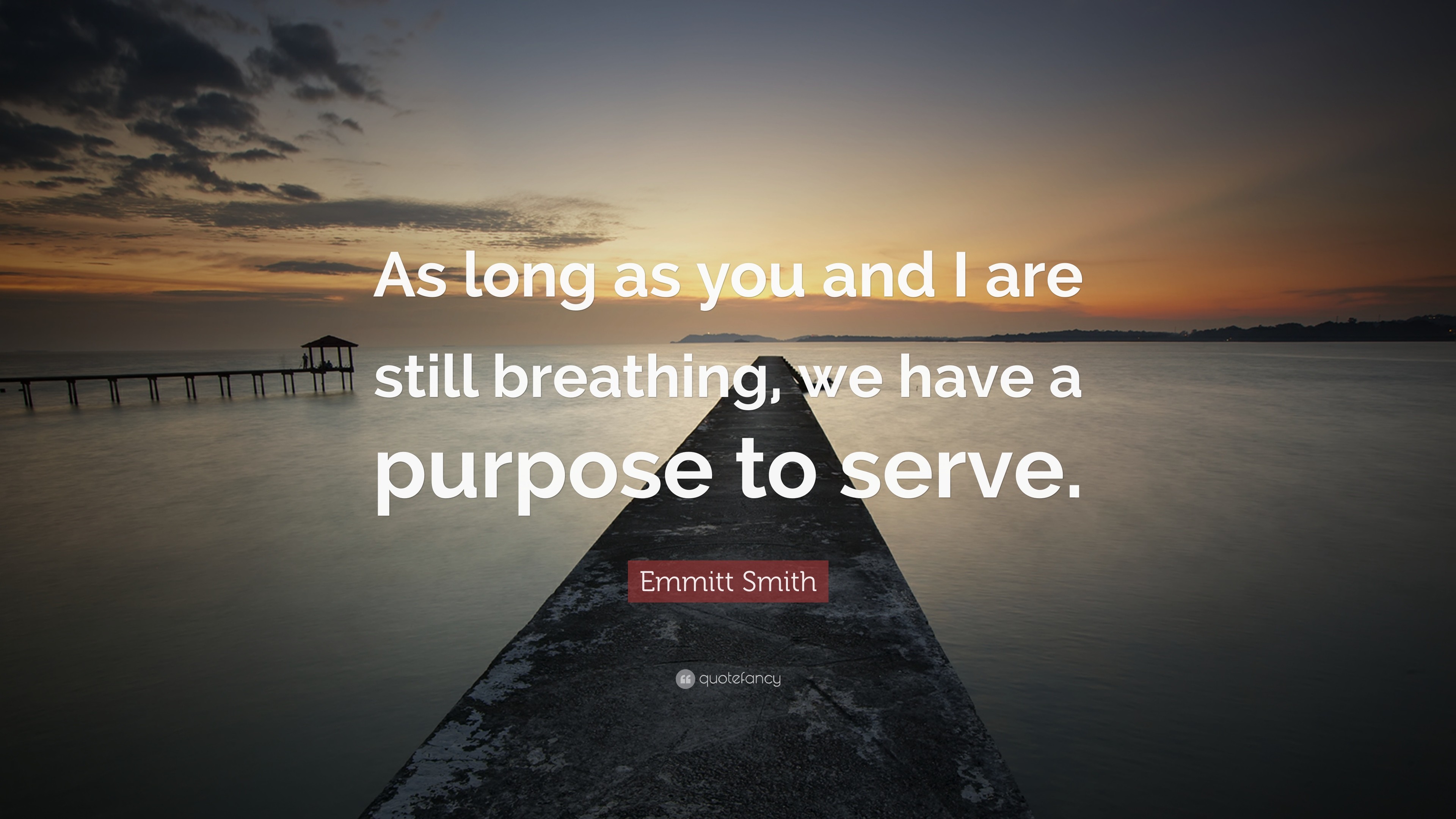 3840x2160 Emmitt Smith Quote: “As long as you and I are still breathing, we