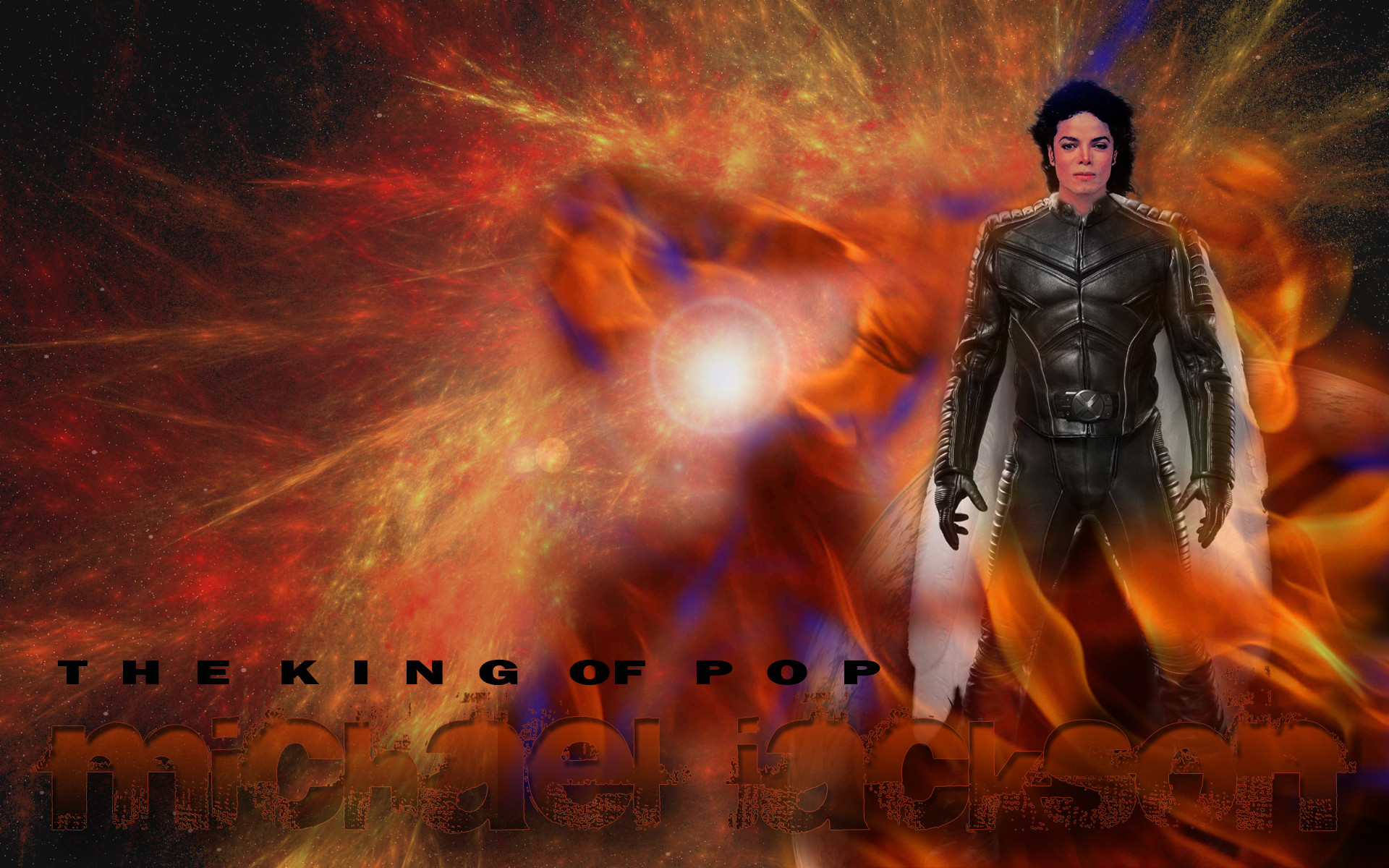 1920x1200 Michael Jackson wallpaper. I don't know who made this, but he's an