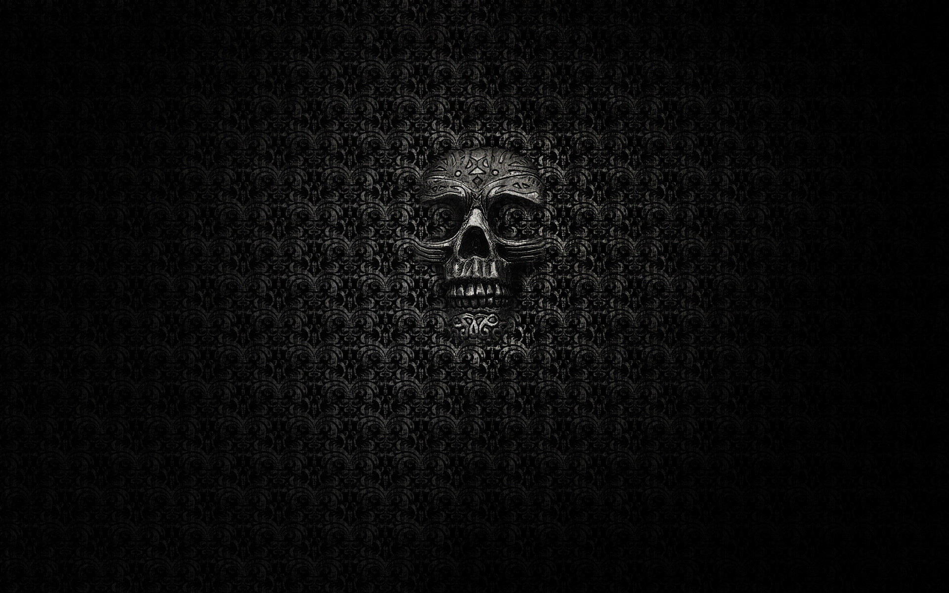 1920x1200 Dark - Skull Occult Wallpaper