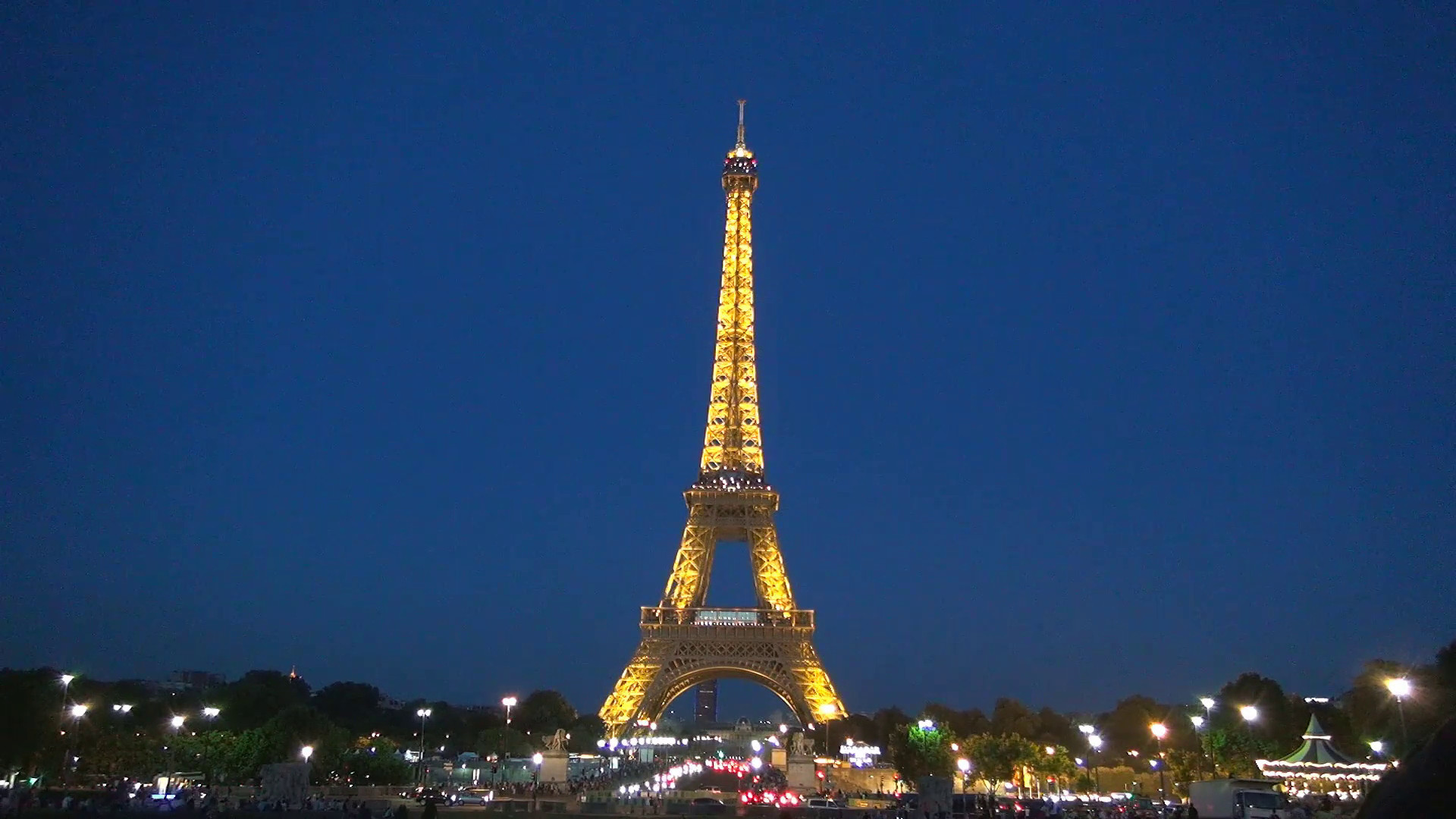 1920x1080 Eiffel tower at Night Paris France Wallpaper Wallpapers Wide top