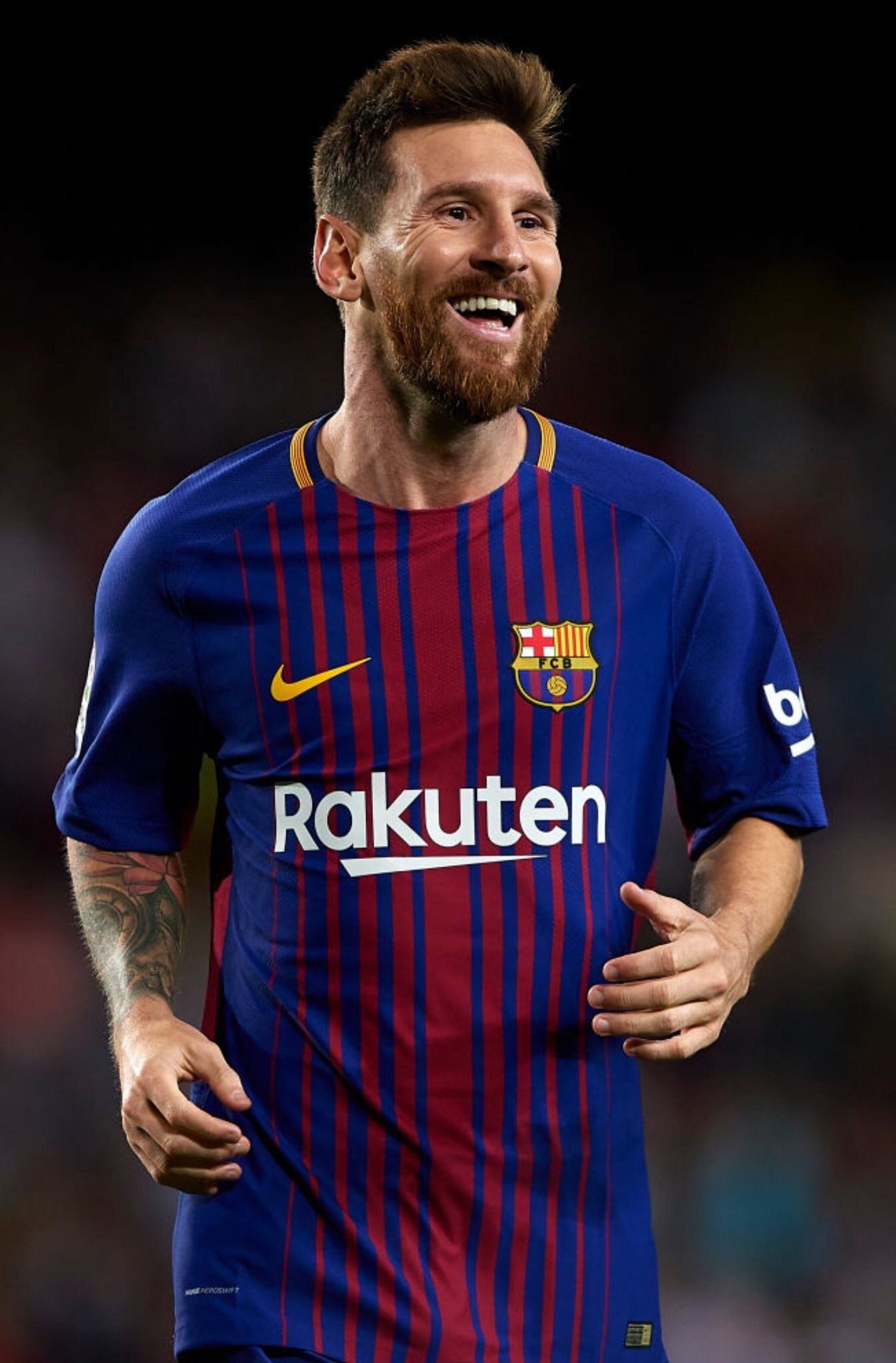 1347x2048 Lionel Messi celebrates scoring his team's third goal during the LaLiga  match between FC Barcelona and RCD Espanyol de Barcelona at Camp Nou on  September ...