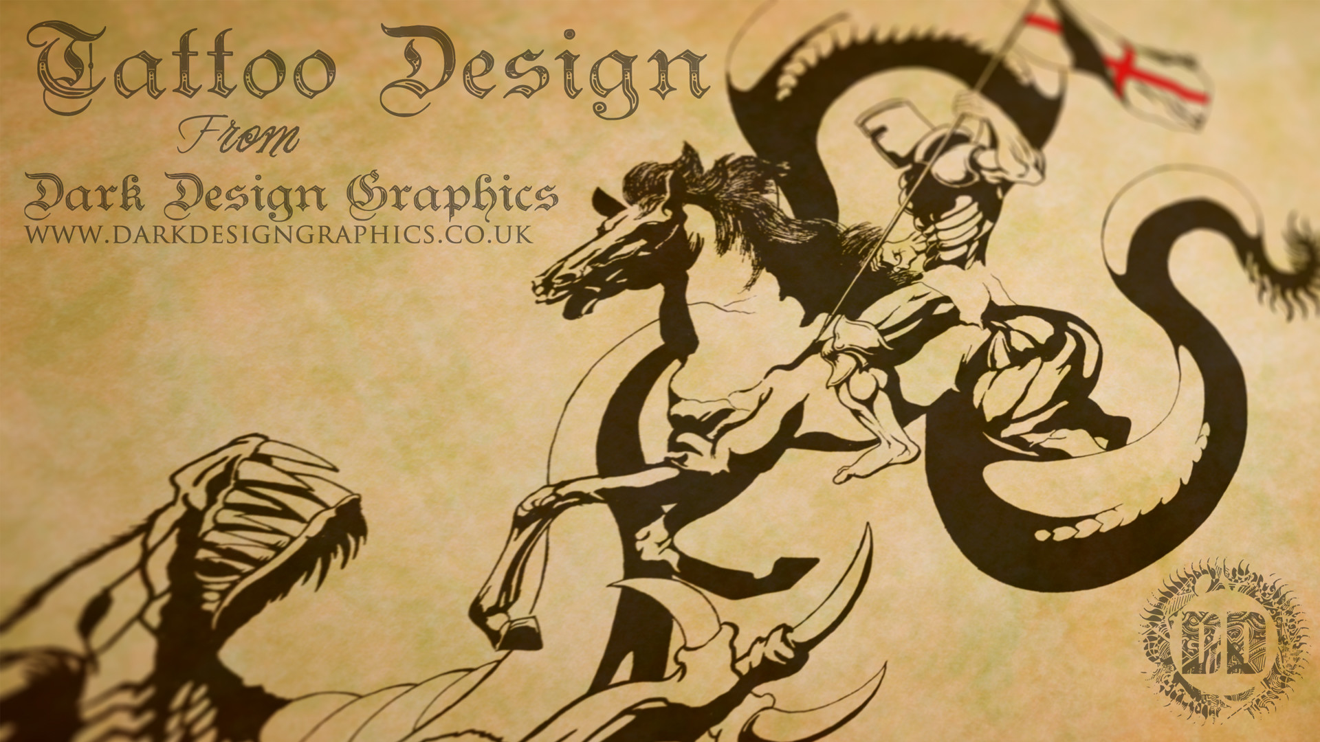 1920x1080 ... 1920Ã1080. Saint George Wallpaper from Dark Design Graphics