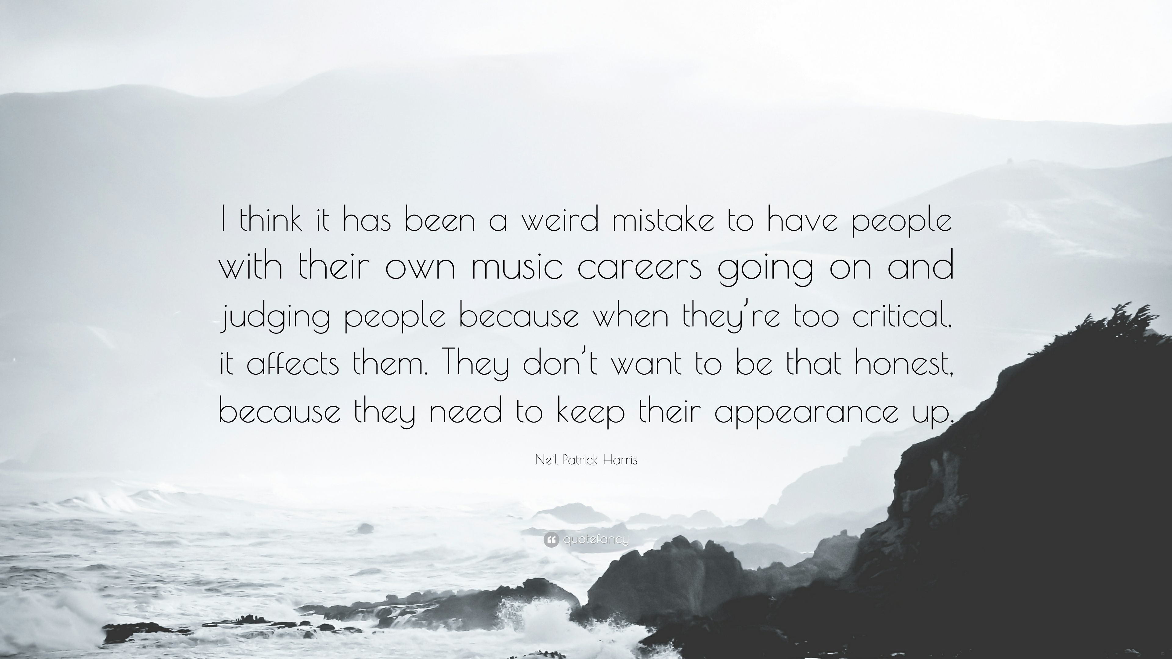 3840x2160 Neil Patrick Harris Quote: “I think it has been a weird mistake to have