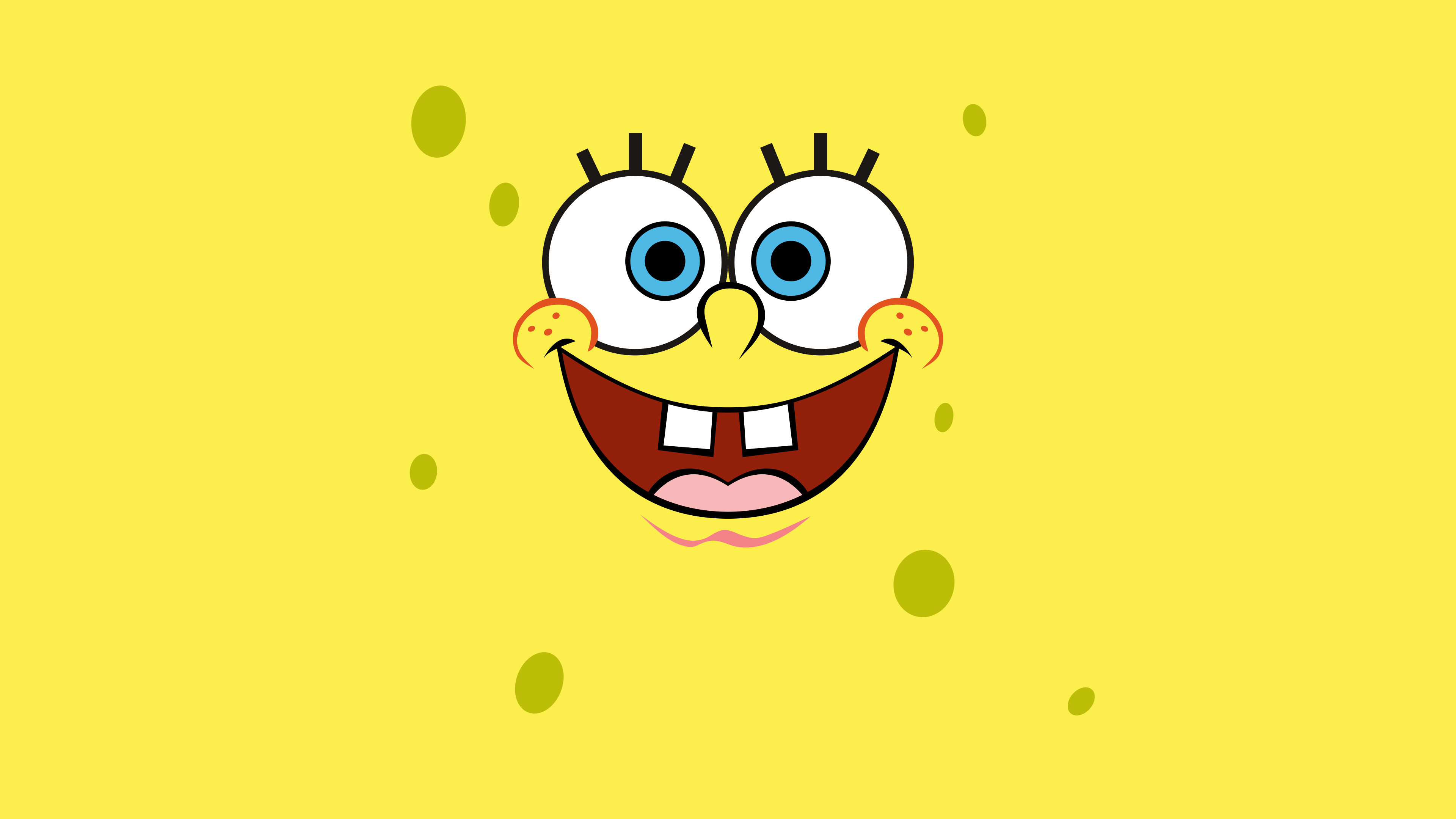 3840x2160 Spongebob Squarepants Minimalist 4k
