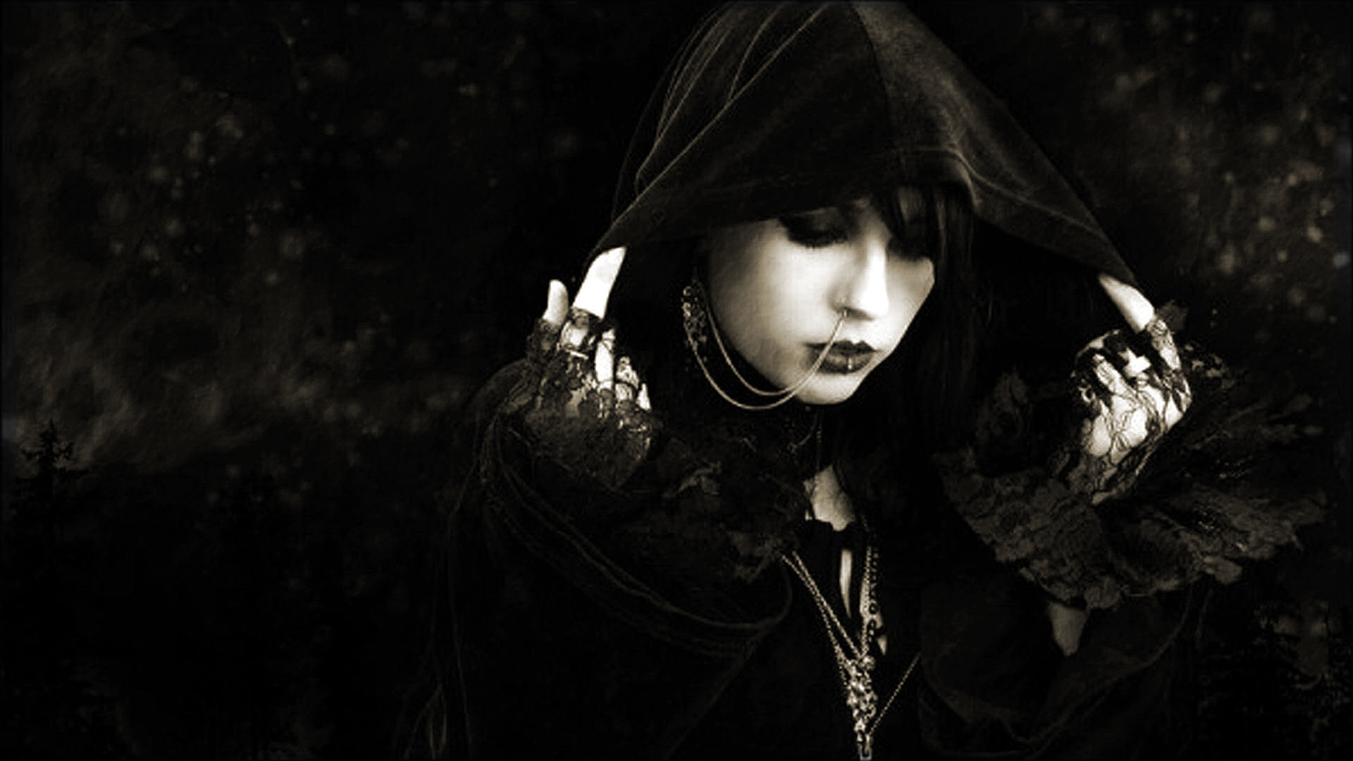 1920x1080 Gothic Goth Style Goth loli Women Girl Dark Fantasy Witch F Wallpaper At  Dark Wallpapers