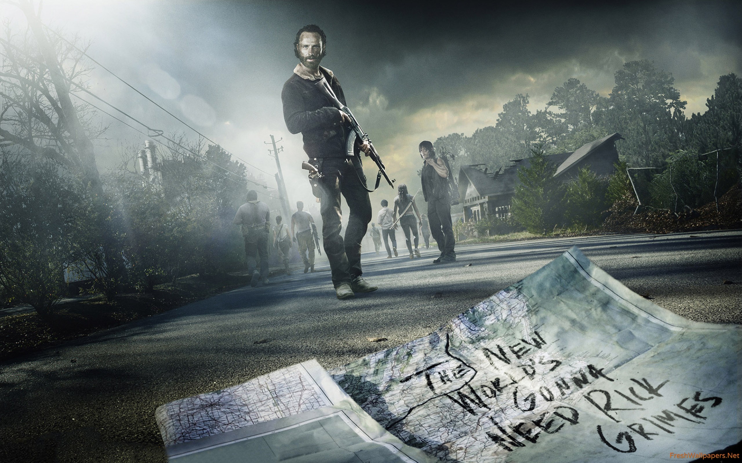 2560x1600 The Walking Dead Wallpaper HD 9 - 2560 X 1600