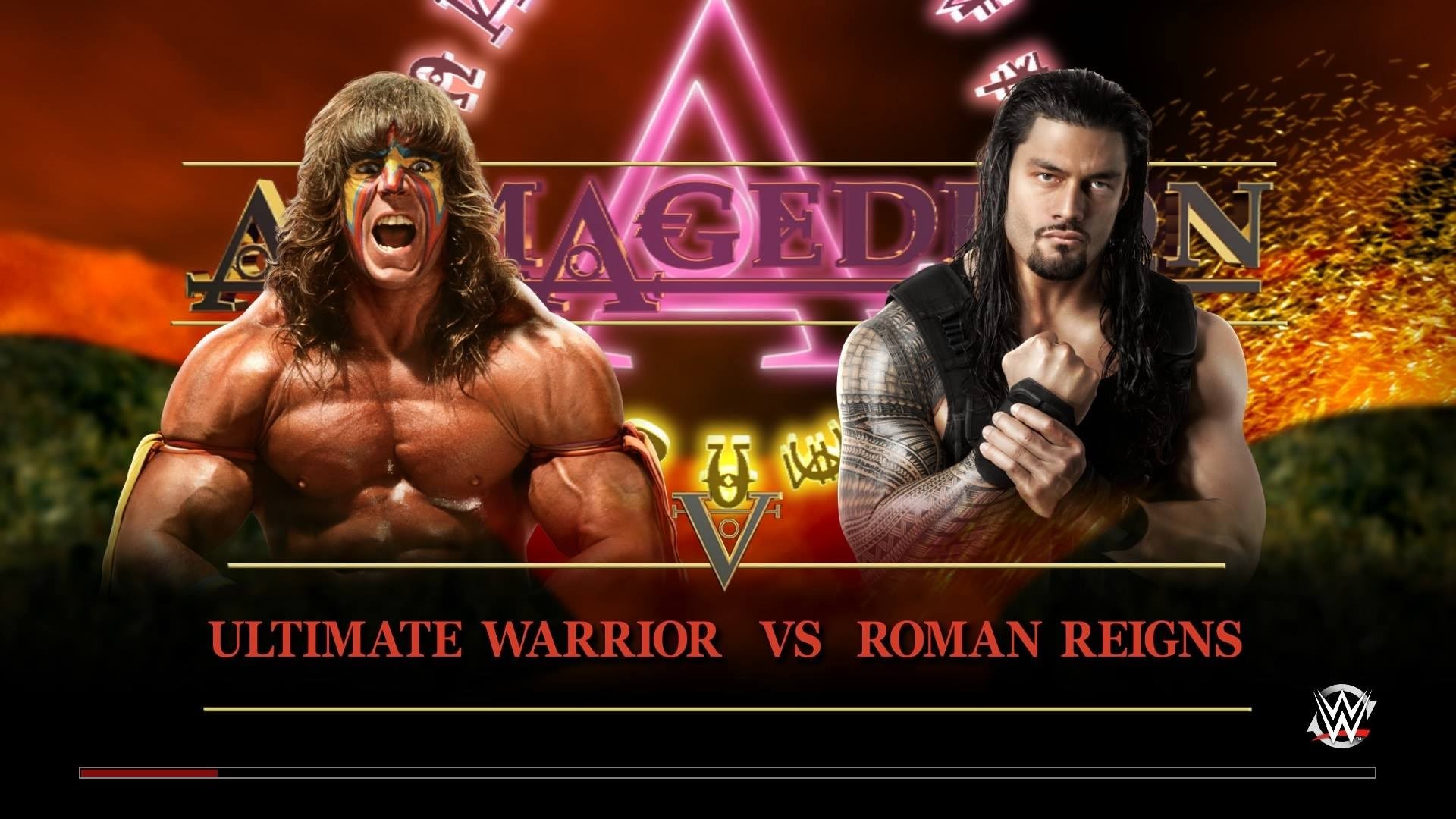 1920x1080 WWE 2K15 - Ultimate Warrior vs Roman Reigns