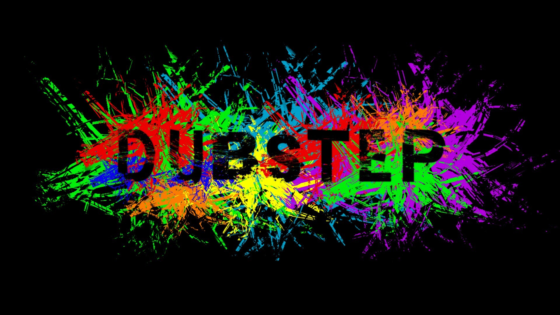 1920x1080 dubstep, Music, Colorful, Black background Wallpapers HD / Desktop and  Mobile Backgrounds