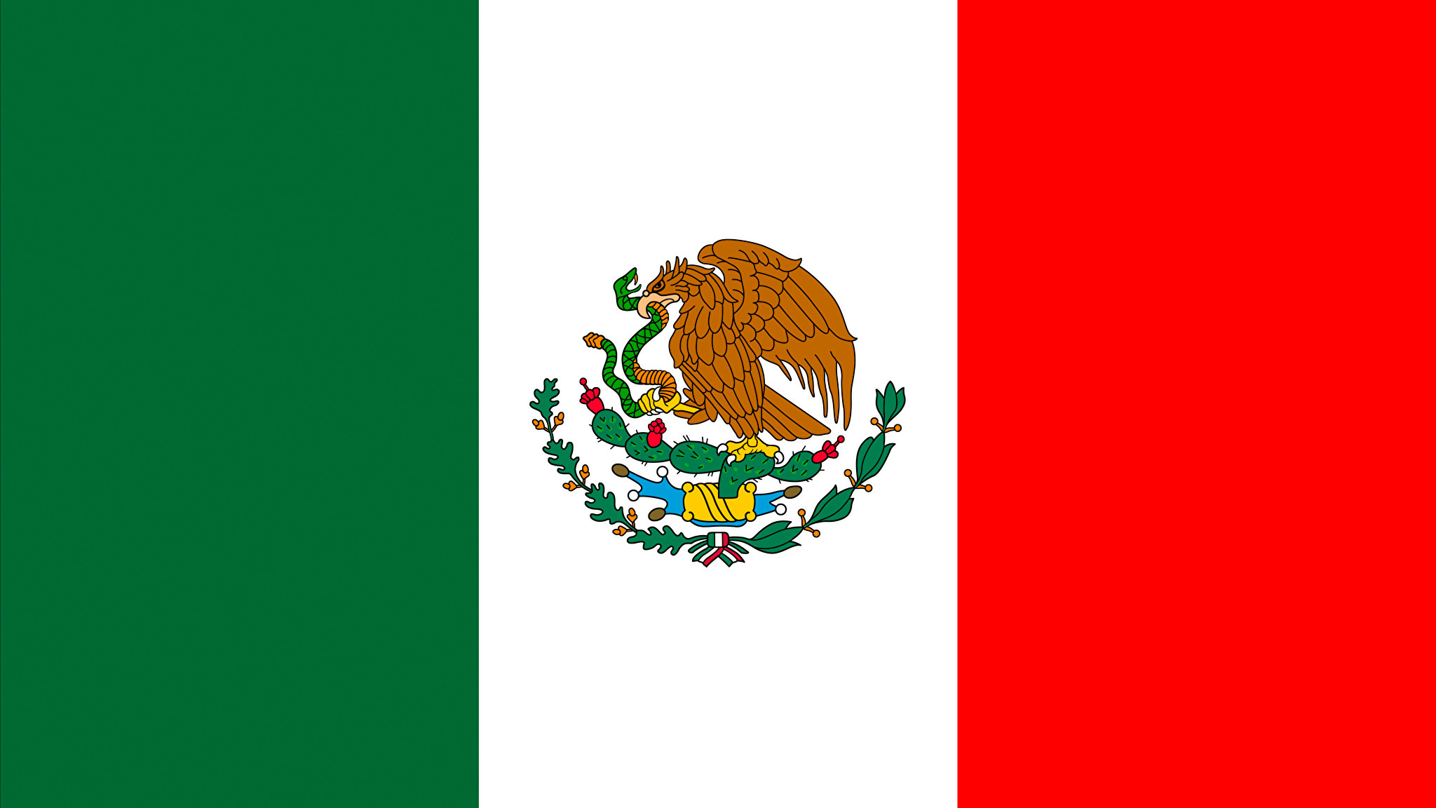2048x1152 Pictures Mexico Flag Stripes 