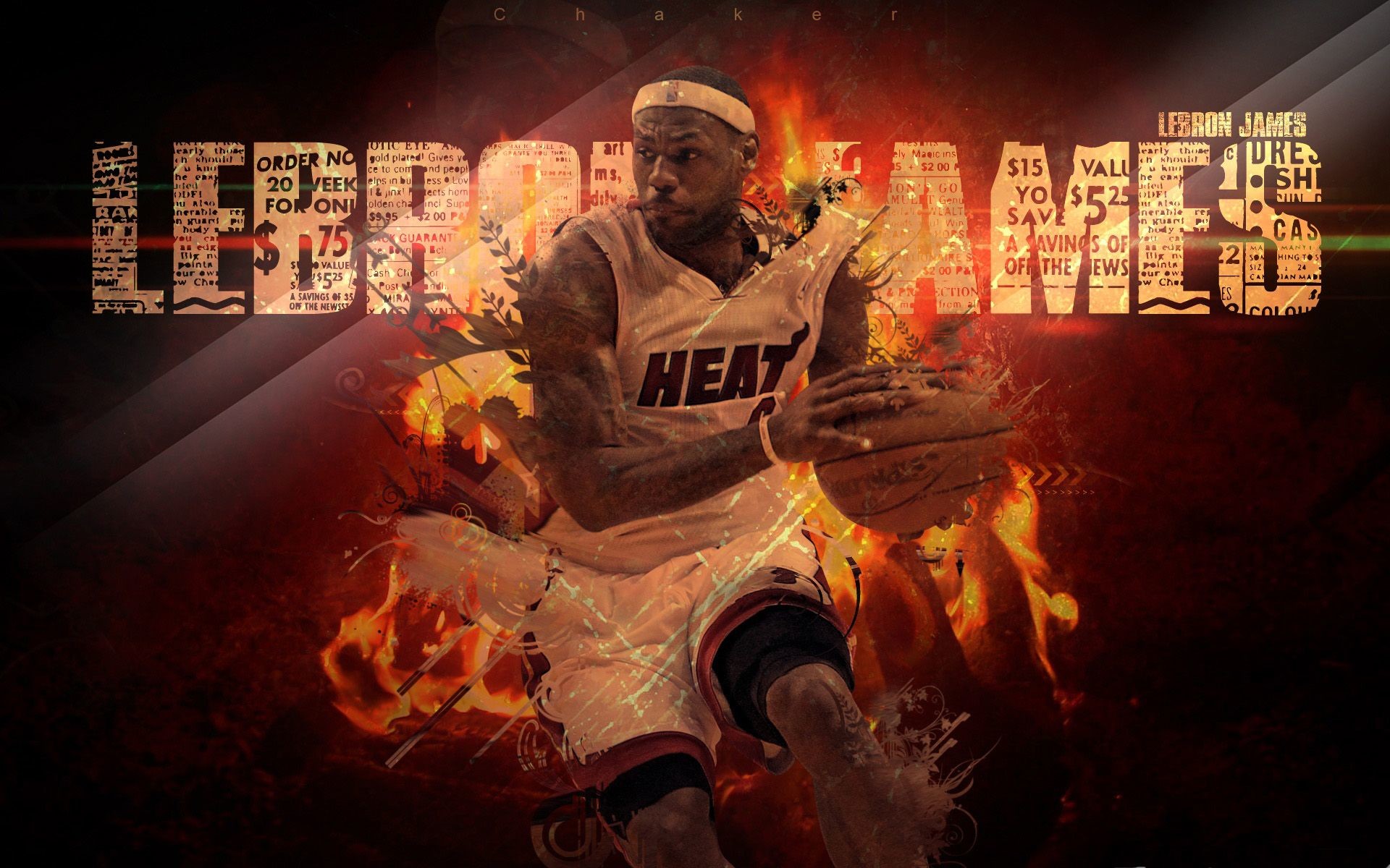 1920x1200 lebron james miami heat wallpapers hd background wallpapers free amazing  cool tablet smart phone high definition 1920Ã1200 Wallpaper HD