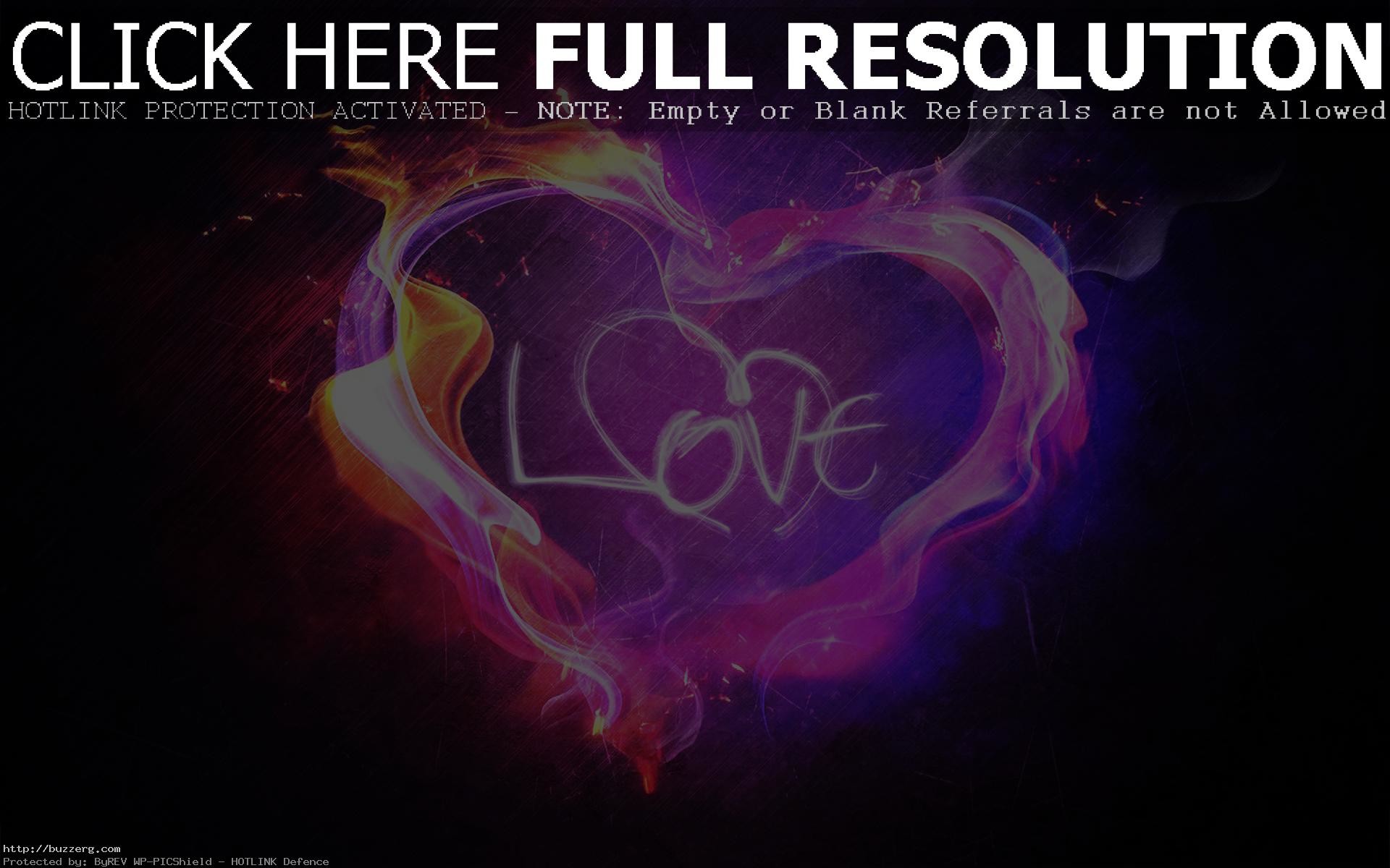 1920x1200 Purple Love Heart (id: 22531)
