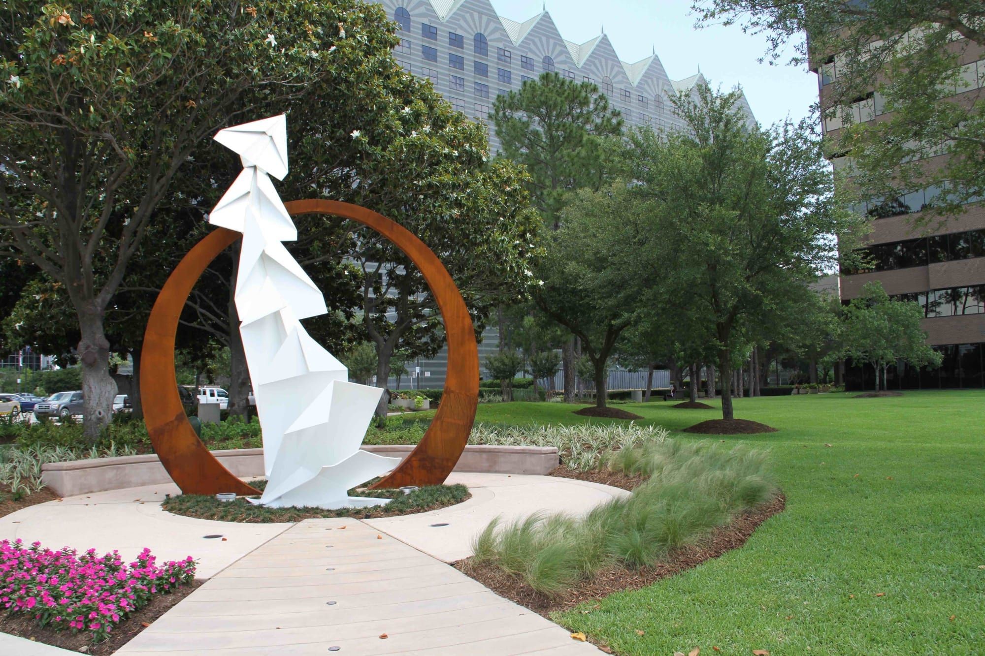 2000x1333 Folding Planes Public Monument by Kevin Box at Hilton Houston North,  Greenspoint Drive, Houston, TX, USA, Houston