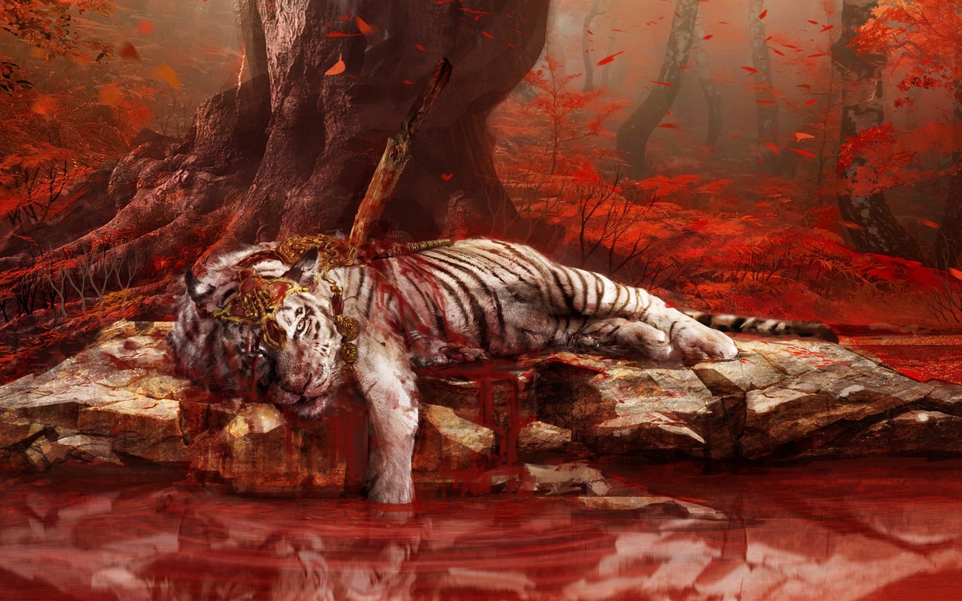 1920x1200 Far Cry 4 Dead White Tiger