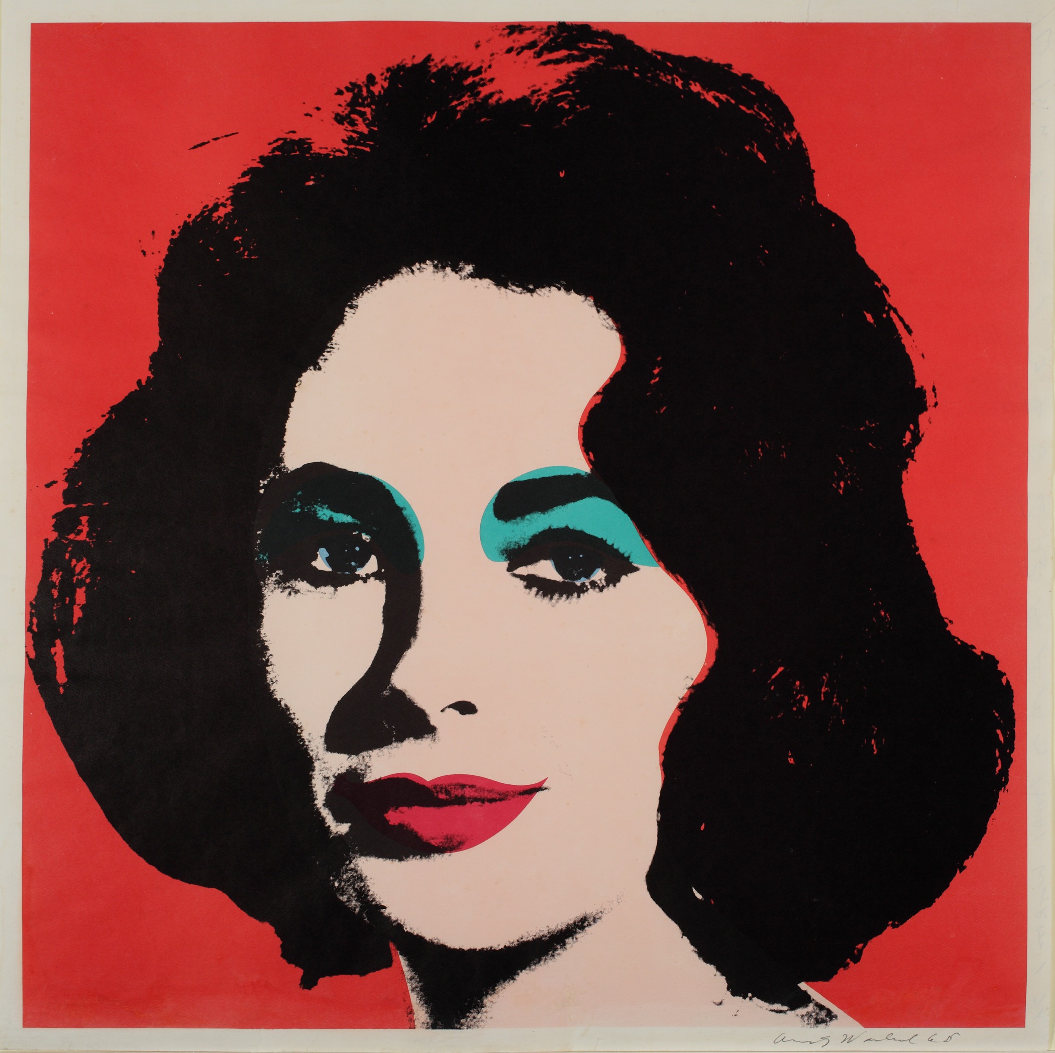 2100x2096 Painting Andy Warhol - Woman in red