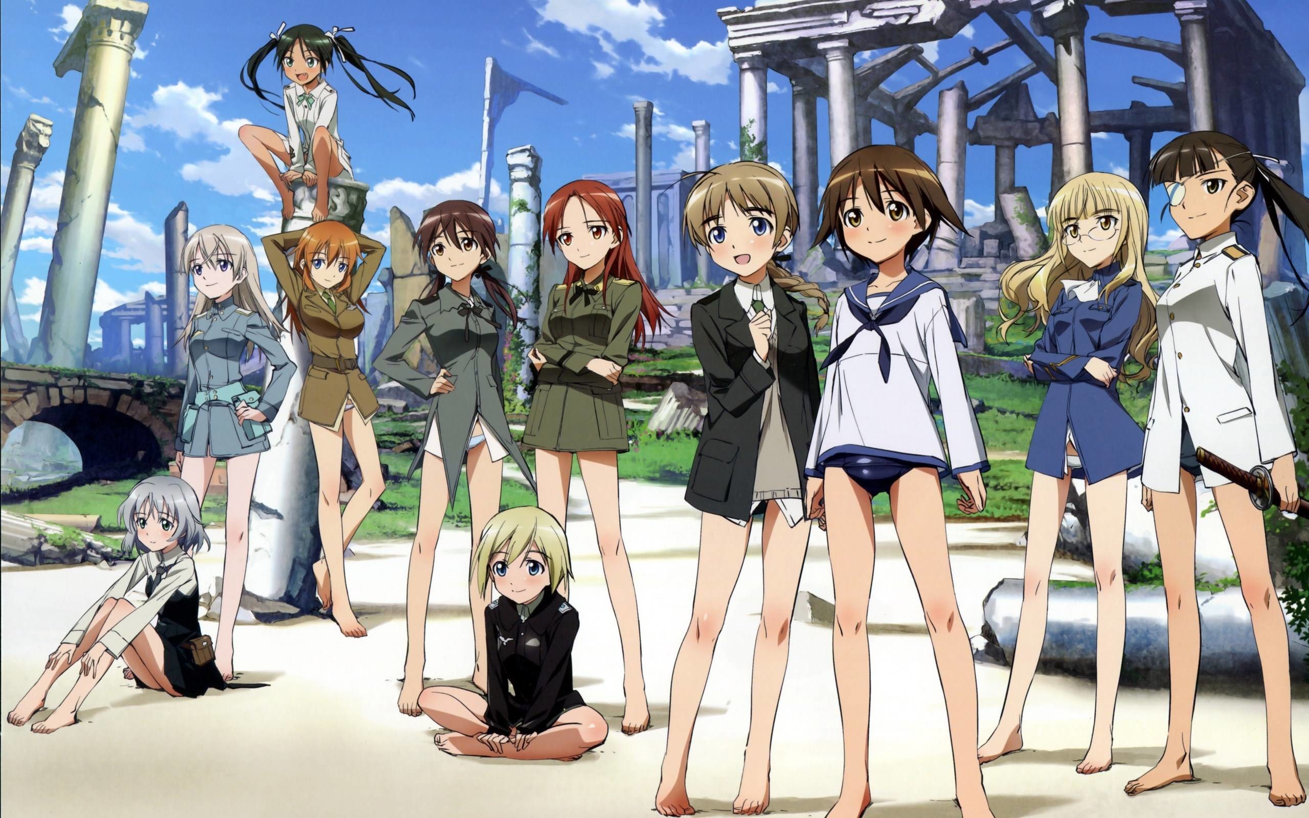 2560x1600 Strike Witches - What was the storyline again?! - Review