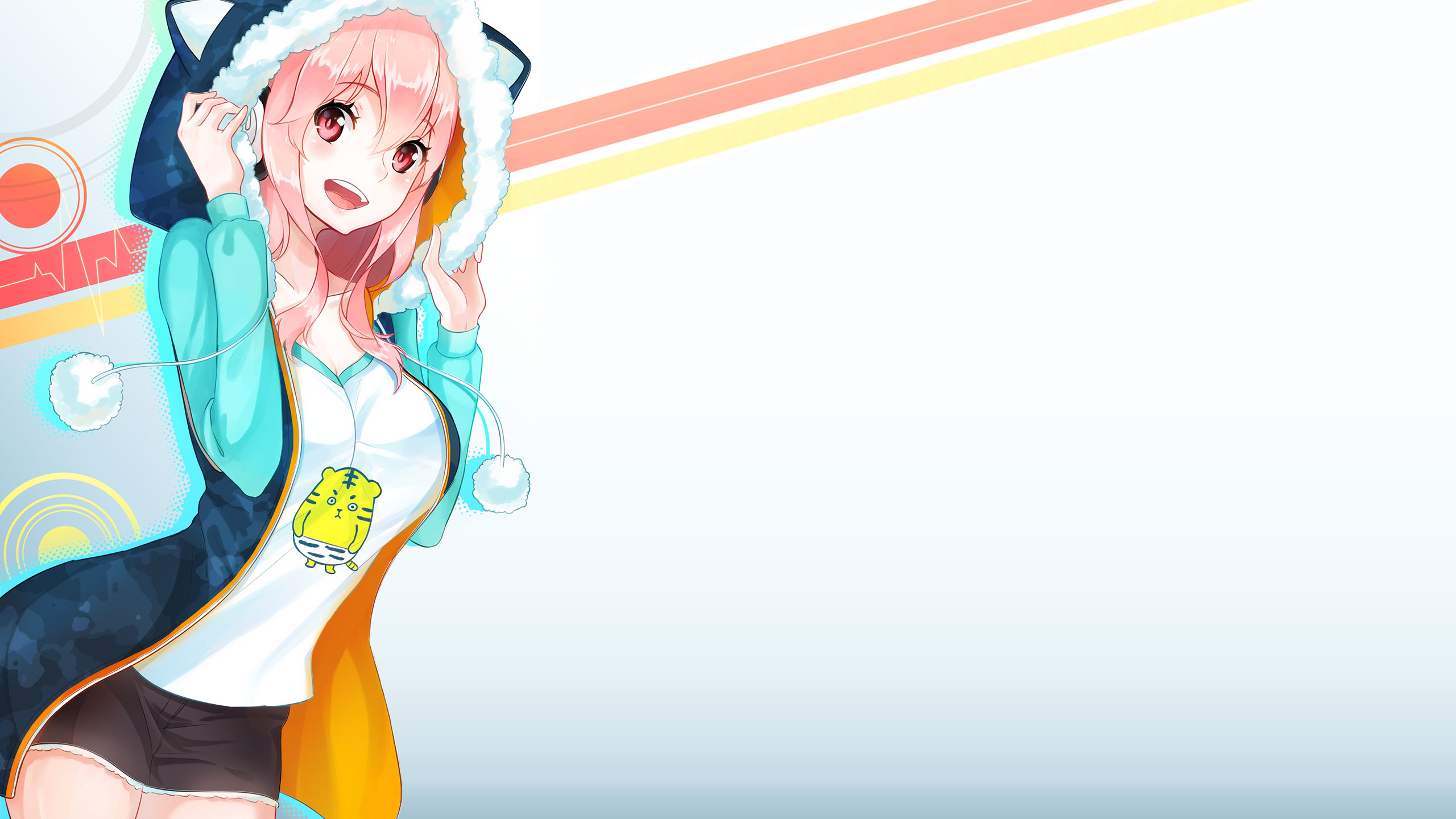 2560x1440 pink Hair, Super Sonico, Anime, Anime Girls Wallpapers HD / Desktop and  Mobile Backgrounds