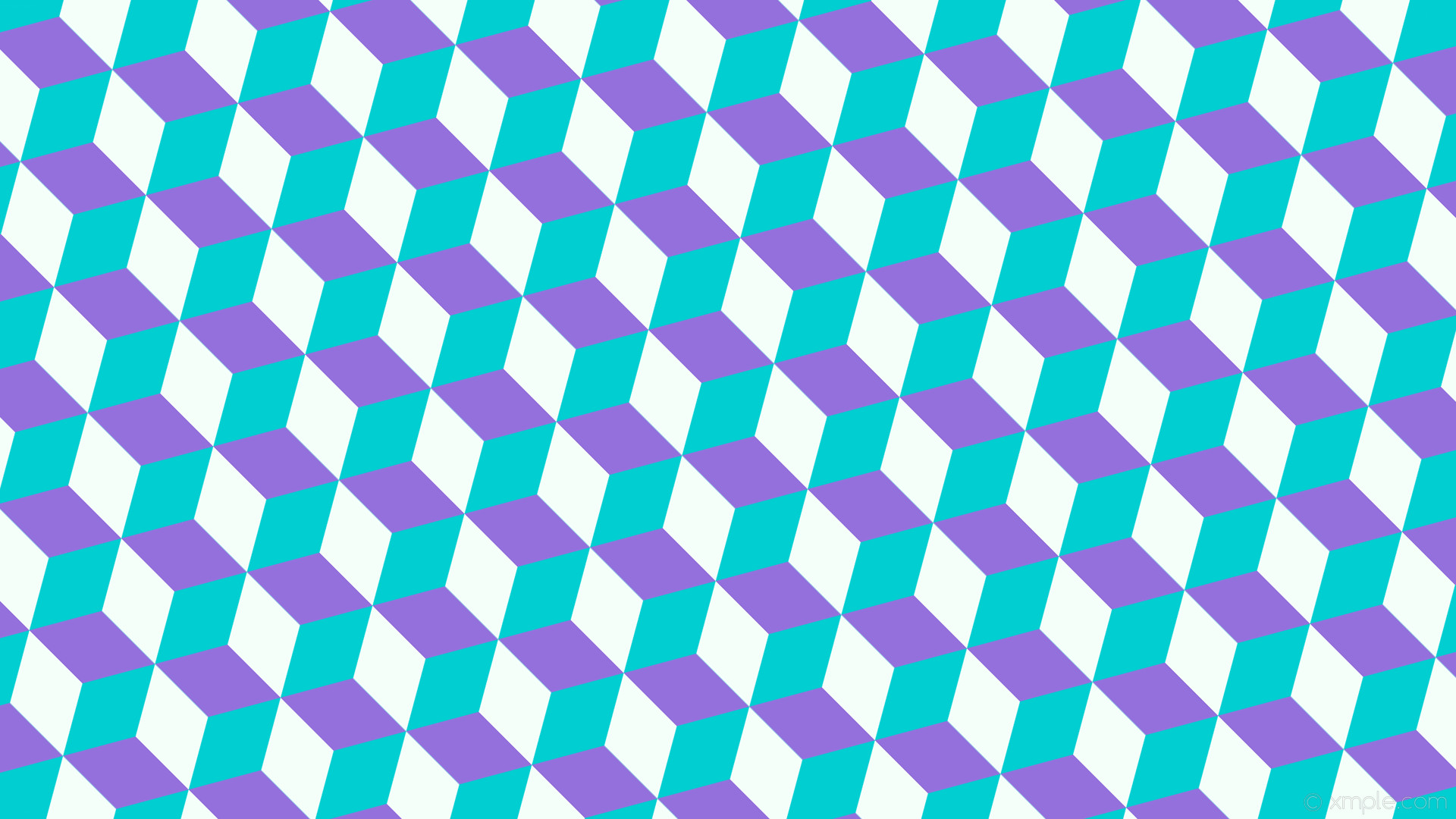 1920x1080 wallpaper white 3d cubes blue purple dark turquoise medium purple mint  cream #00ced1 #9370db