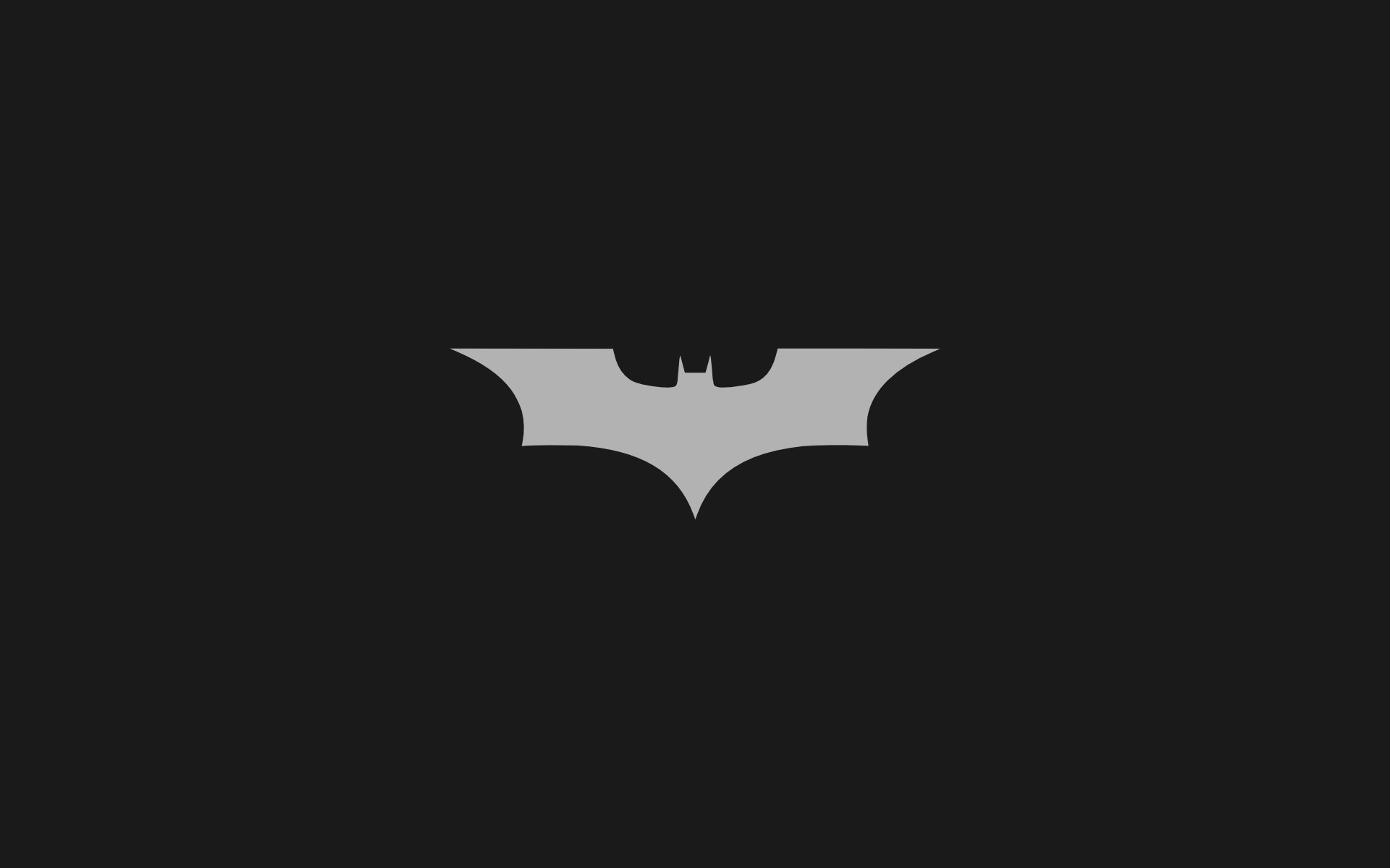 1920x1200 batman minimalistic dark dc comics bat grey logos simple batman logo   wallpaper Art HD Wallpaper