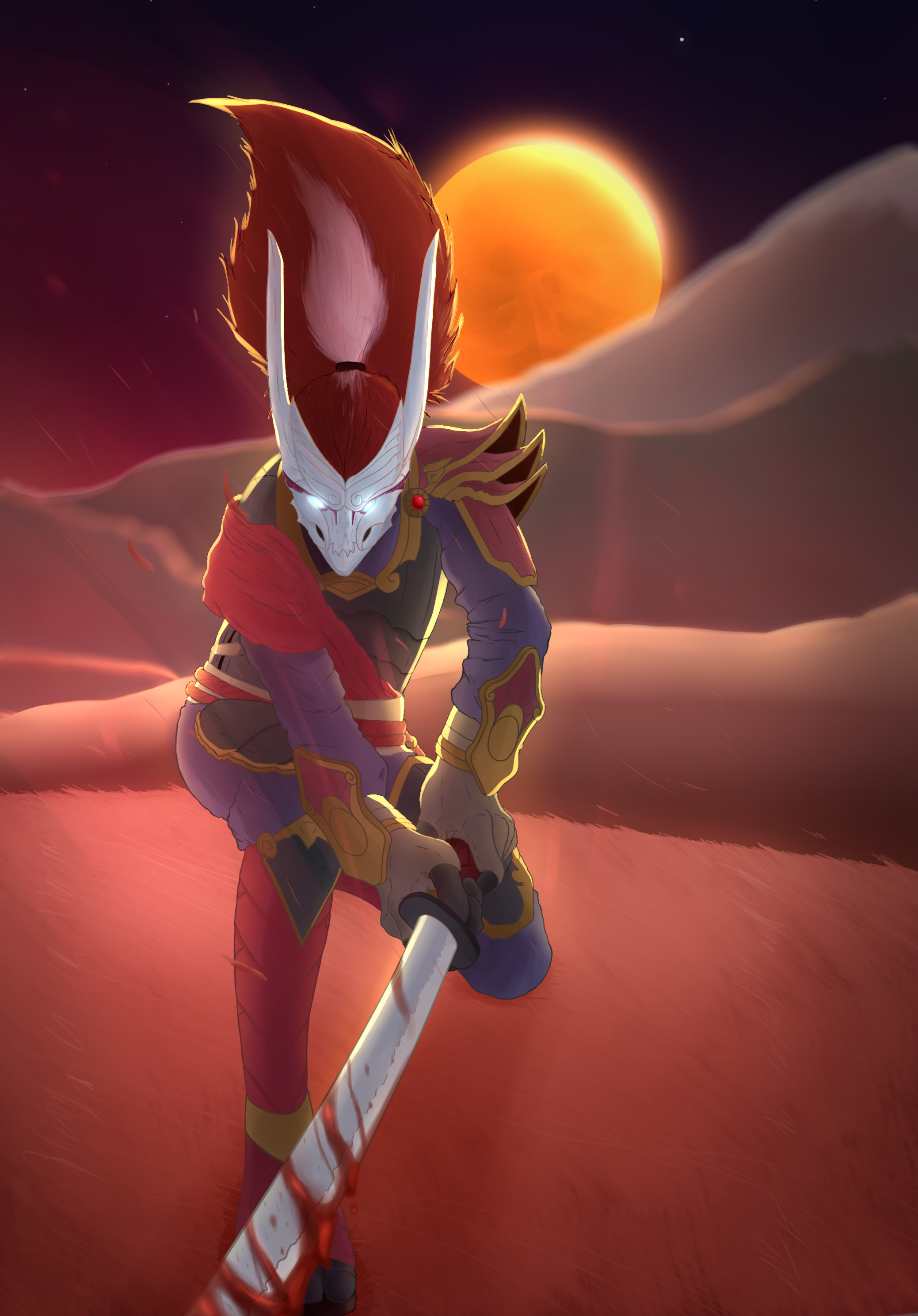 2077x2977 Blood Moon Yasuo by Scheve94 Blood Moon Yasuo by Scheve94