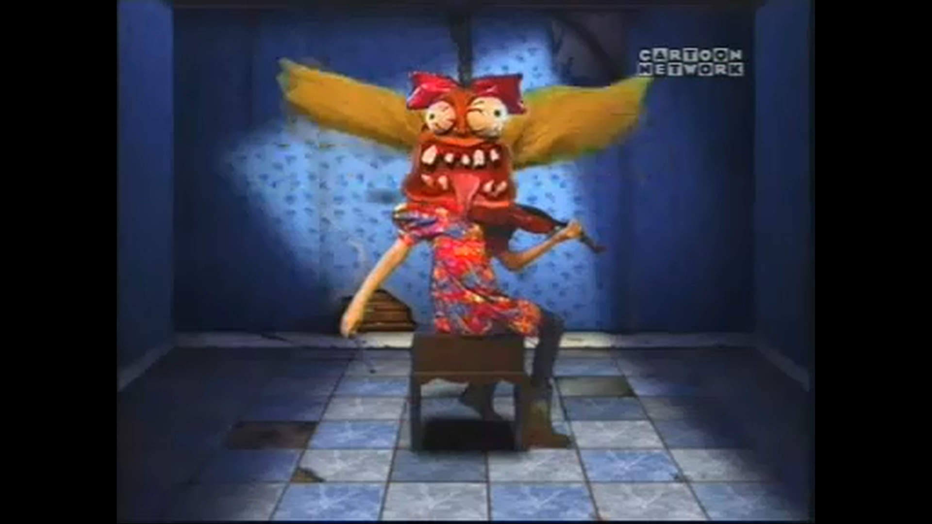 Courage the cowardly dog screams