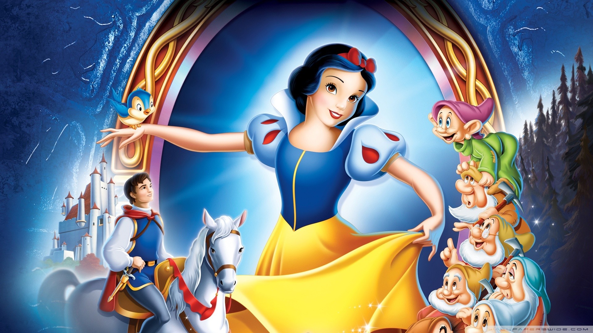1920x1080 Disney Snow White HD Wide Wallpaper for Widescreen