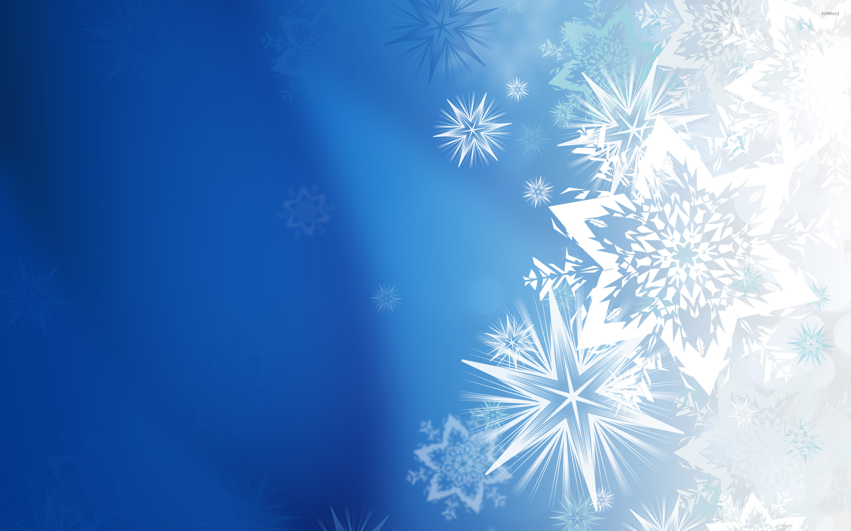 2880x1800 Snowflakes & Stars wallpaper