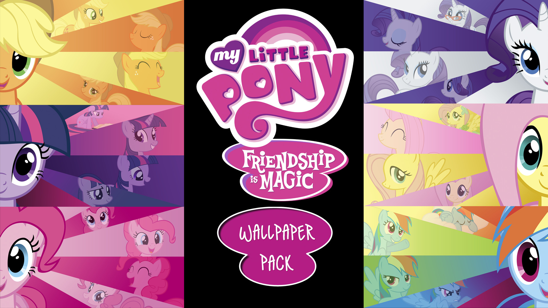1920x1080 ... My Little Pony: Friendship is Magic Wallpaper Pack by BlueDragonHans