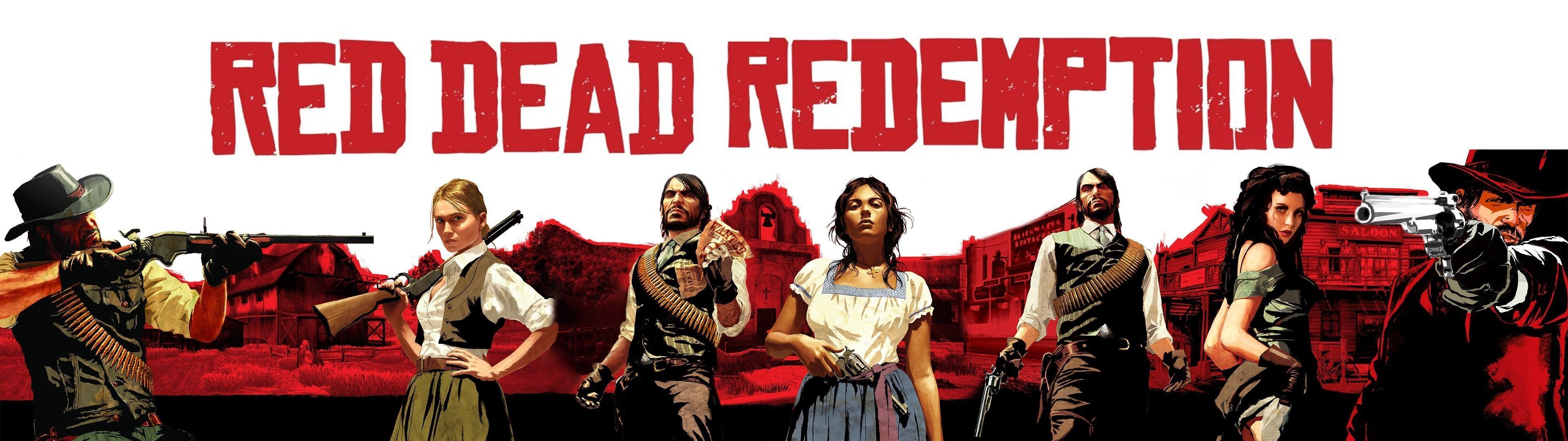 3840x1080 Red Dead Redemption HD Desktop Wallpapers for