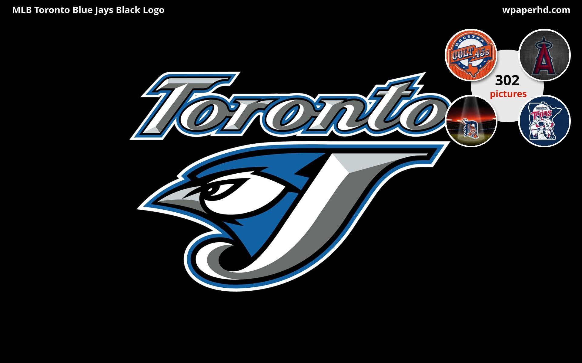1920x1200 ... Blue Jays Black Logo wallpaper, where you can download this picture in  Original size and ...