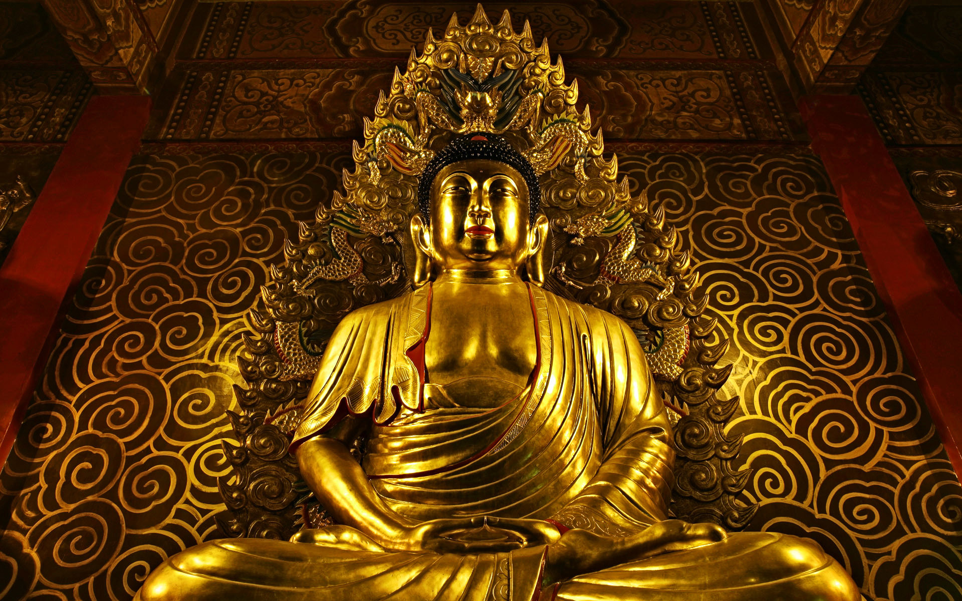 1920x1200 Gold Buddha | Wallpaper User