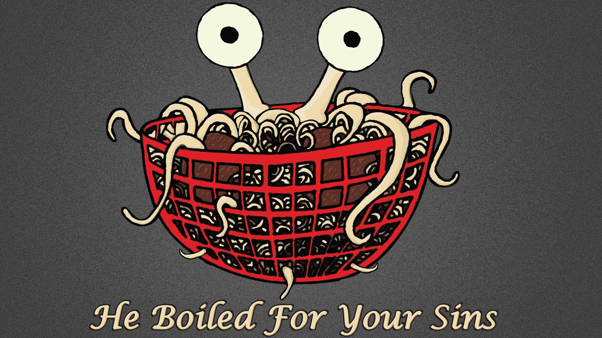 1920x1080 Flying Spaghetti Monster Boiled Sins cartoon humor funny eyes wallpaper |   | 42419 | WallpaperUP